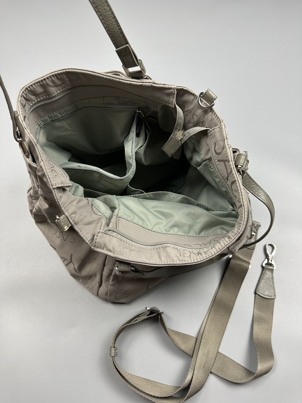 Y's × Yohji Yamamoto Y’saccs Yohji Yamamoto Full Printed 2 Way Sling/Shoulder Bag Size ONE SIZE - 6 Thumbnail