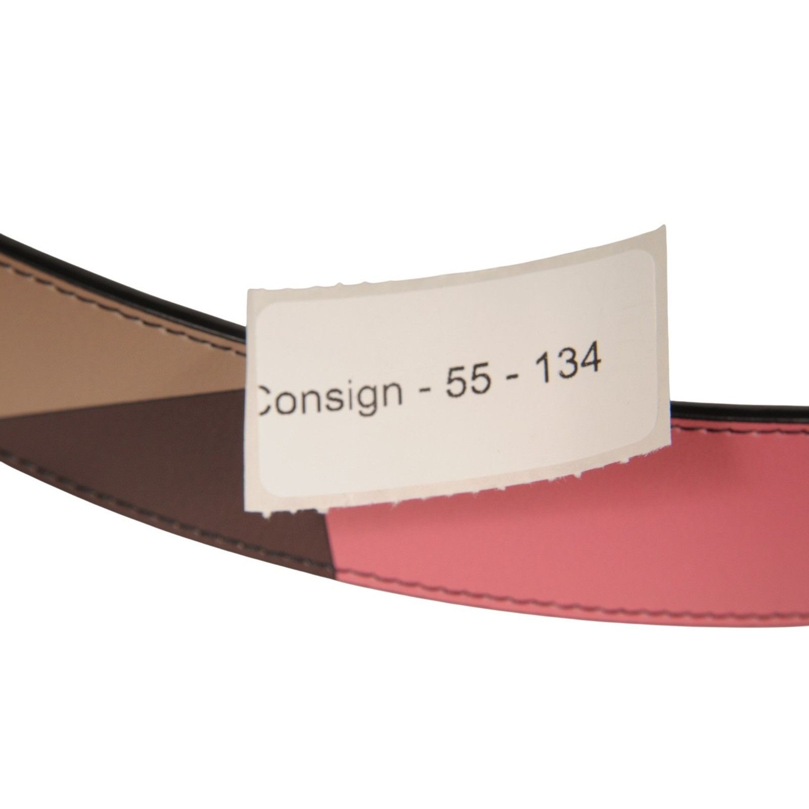 Supreme Emilio Pucci Supreme Logo Leather Belt Dusty Pink Blue Tan Size ONE SIZE - 16 Thumbnail