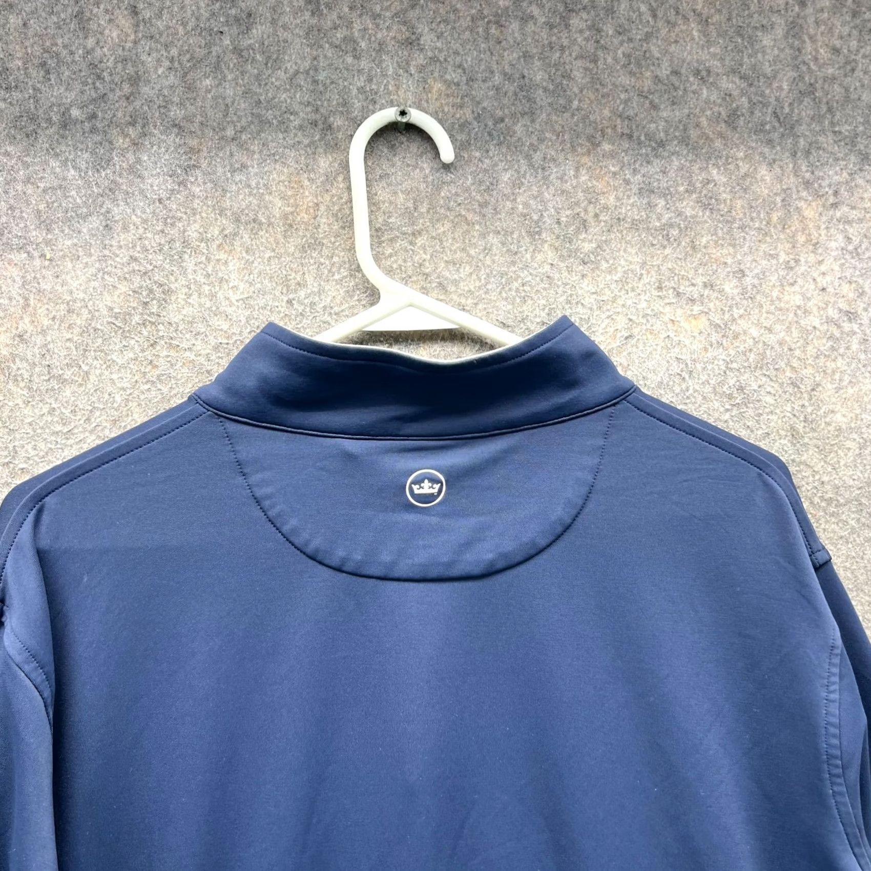 Peter Millar Peter Millar Pullover Sweatshirt Knit Mens XL Blue Zip Mock Neck Golf Logo Preppy All Seasons Shirt Size US XL / EU 56 / 4 - 5 Thumbnail