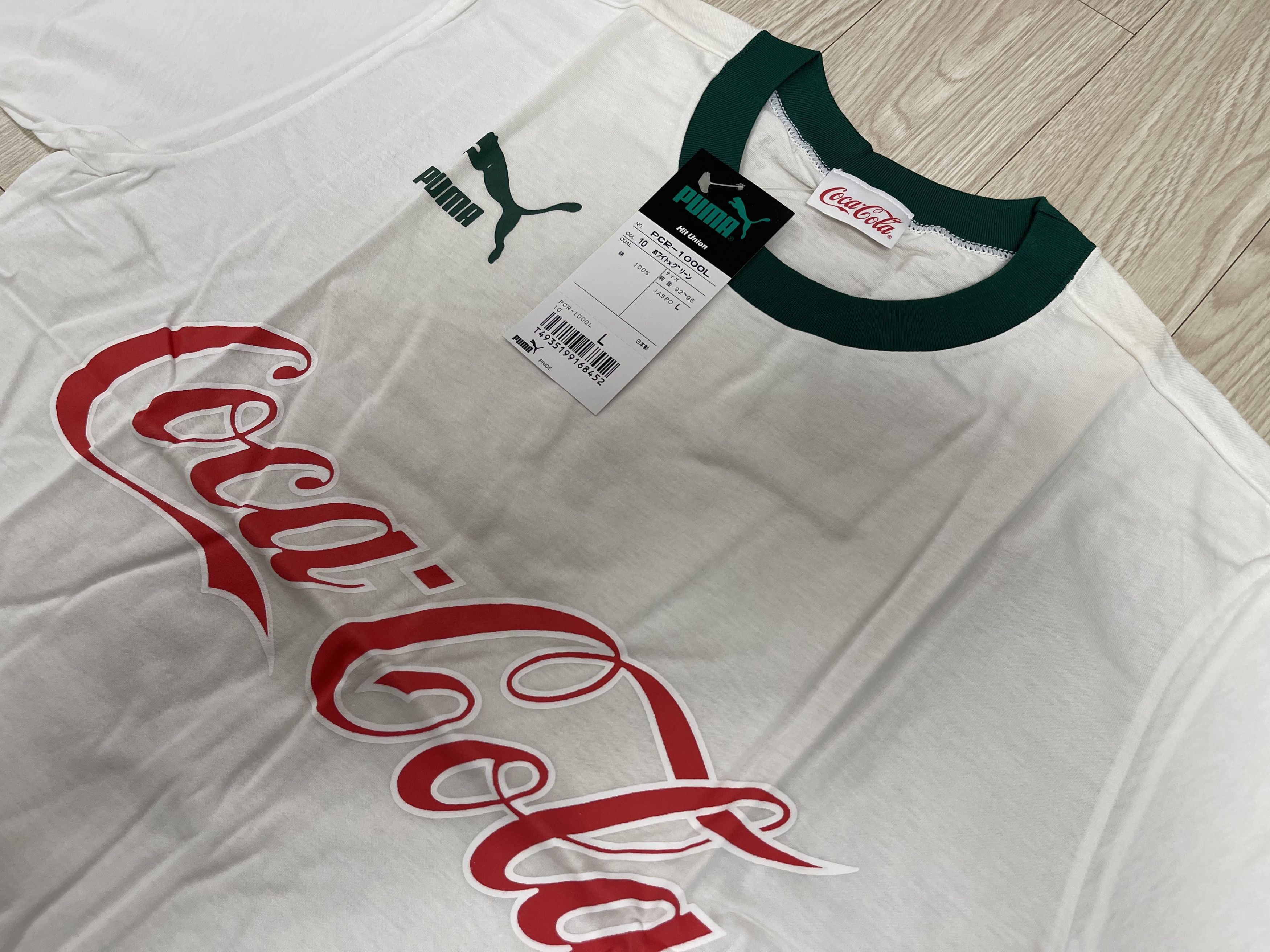 Coca Cola Puma x Coca-cola 90s Old JAPAN Vintage L/S Tee L Size US L / EU 52-54 / 3 - 4 Thumbnail