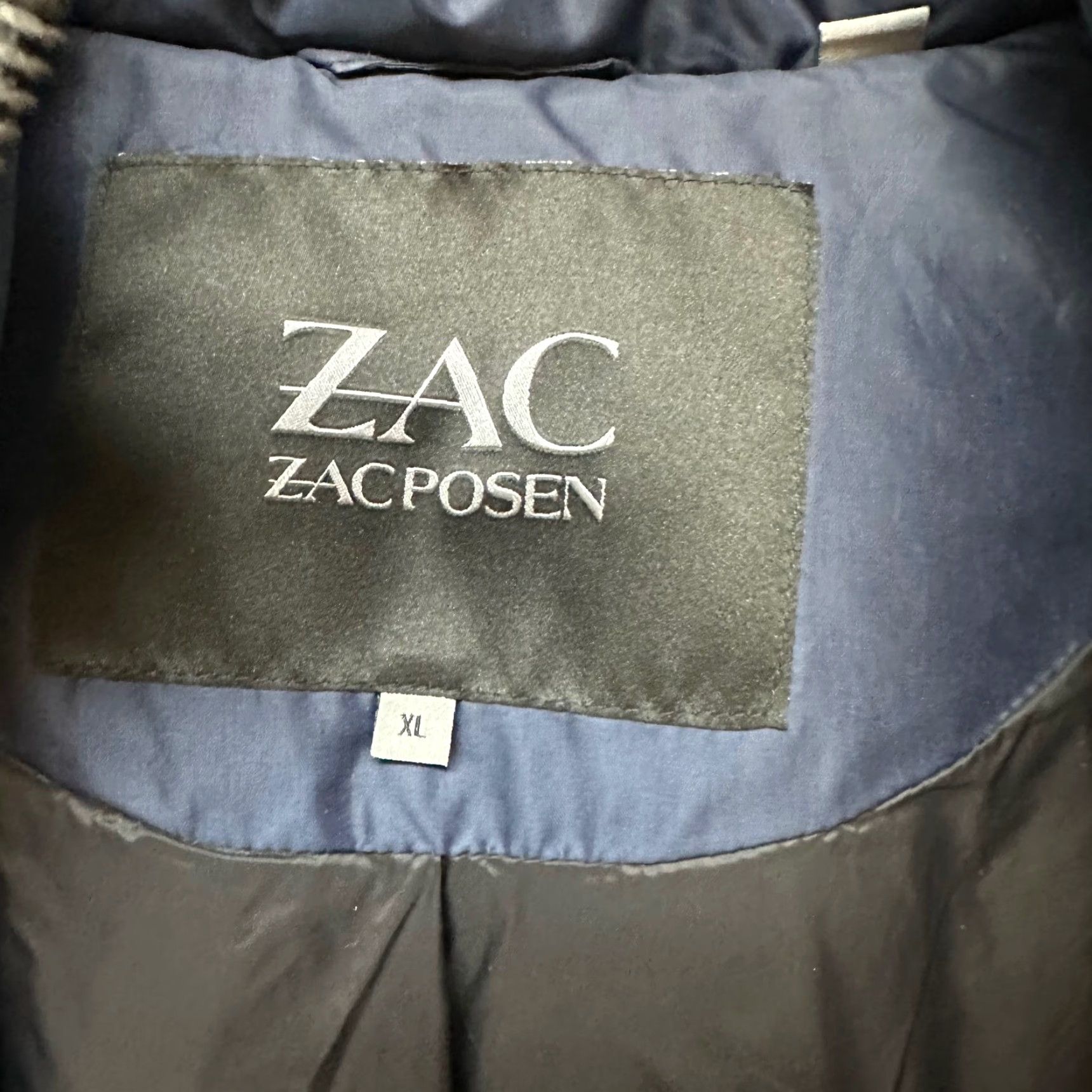 Zac Posen Zac Posen Navy Down Quilted Puffer Jacket with Faux Fur Hood Size XL Women Jacket XL Navy Down Quilted Puffer Fur Trim Zip Front Casual Winter Size XL / US 12-14 / IT 48-50 - 5 Thumbnail