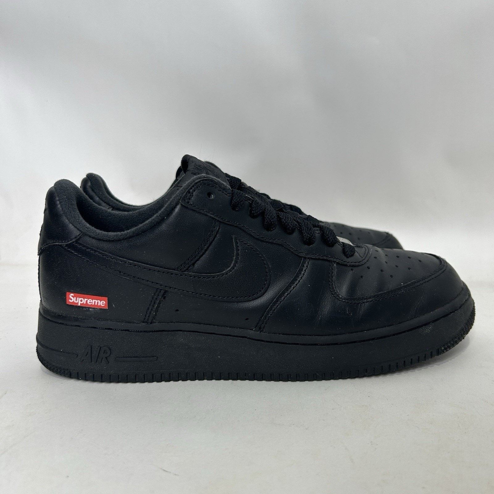 Nike Nike Air Force 1 Low X Supreme Box Logo “Black” Size US 9 / EU 42 - 4 Thumbnail