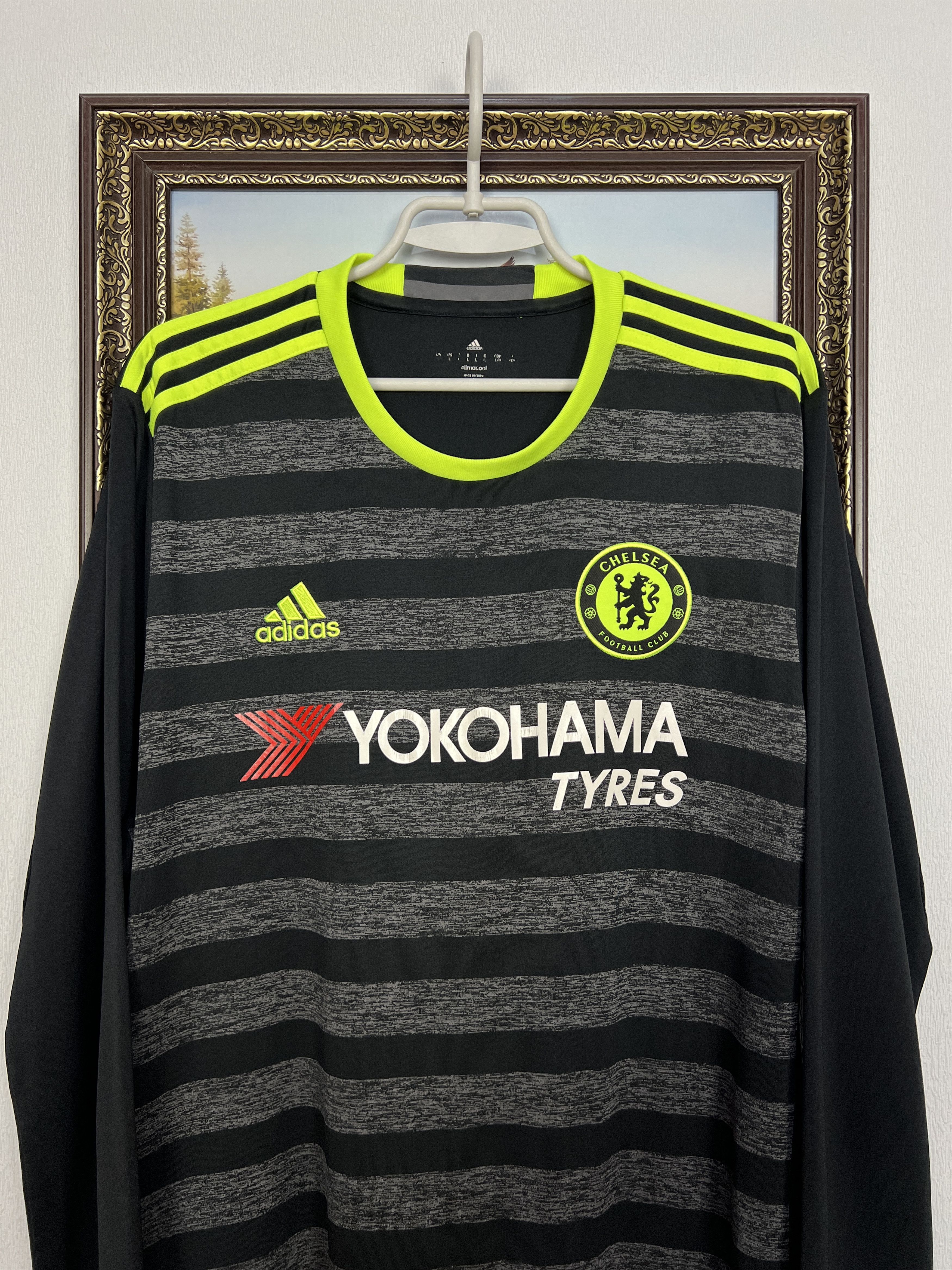 Adidas Chelsea Away football shirt Soccer Long Sleeve Jersey Trikot Size US L / EU 52-54 / 3 - 2 Thumbnail