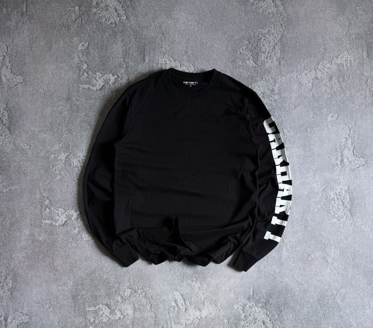 Carhartt Carhartt S big logo shirt long sleeve sweatshirt pullover Size US S / EU 44-46 / 1 - 1 Thumbnail