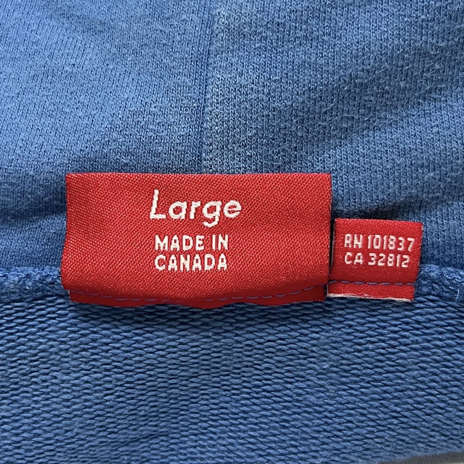 Supreme Supreme 2006 Screenprint Box Logo Hoodie Red On Blue Size US L / EU 52-54 / 3 - 6 Thumbnail
