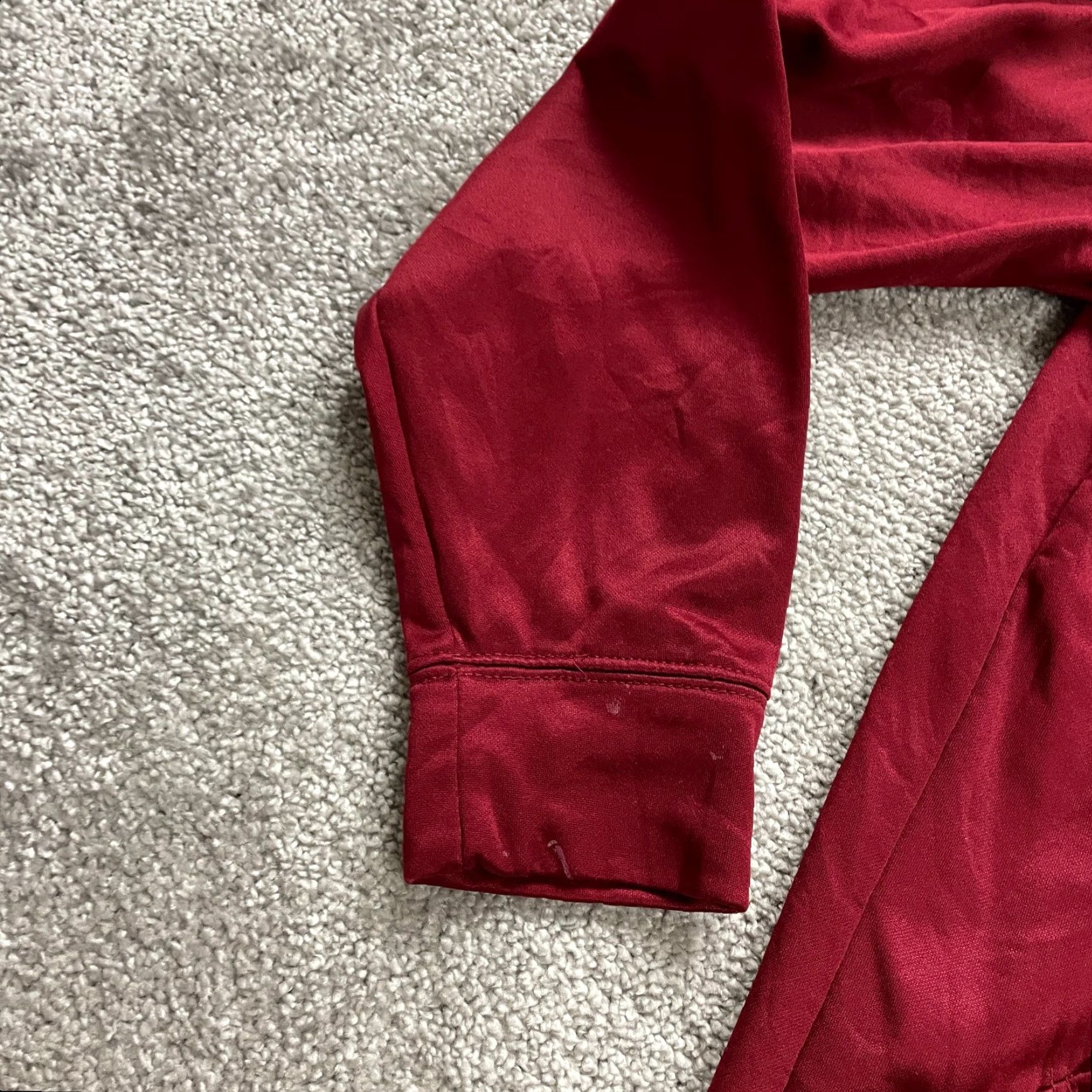 Augusta Sportswear Augusta Hoodie Pullover Men Medium Red Fleece Graphic Logo Football Hooded Sweatshirt Size US S / EU 44-46 / 1 - 7 Thumbnail