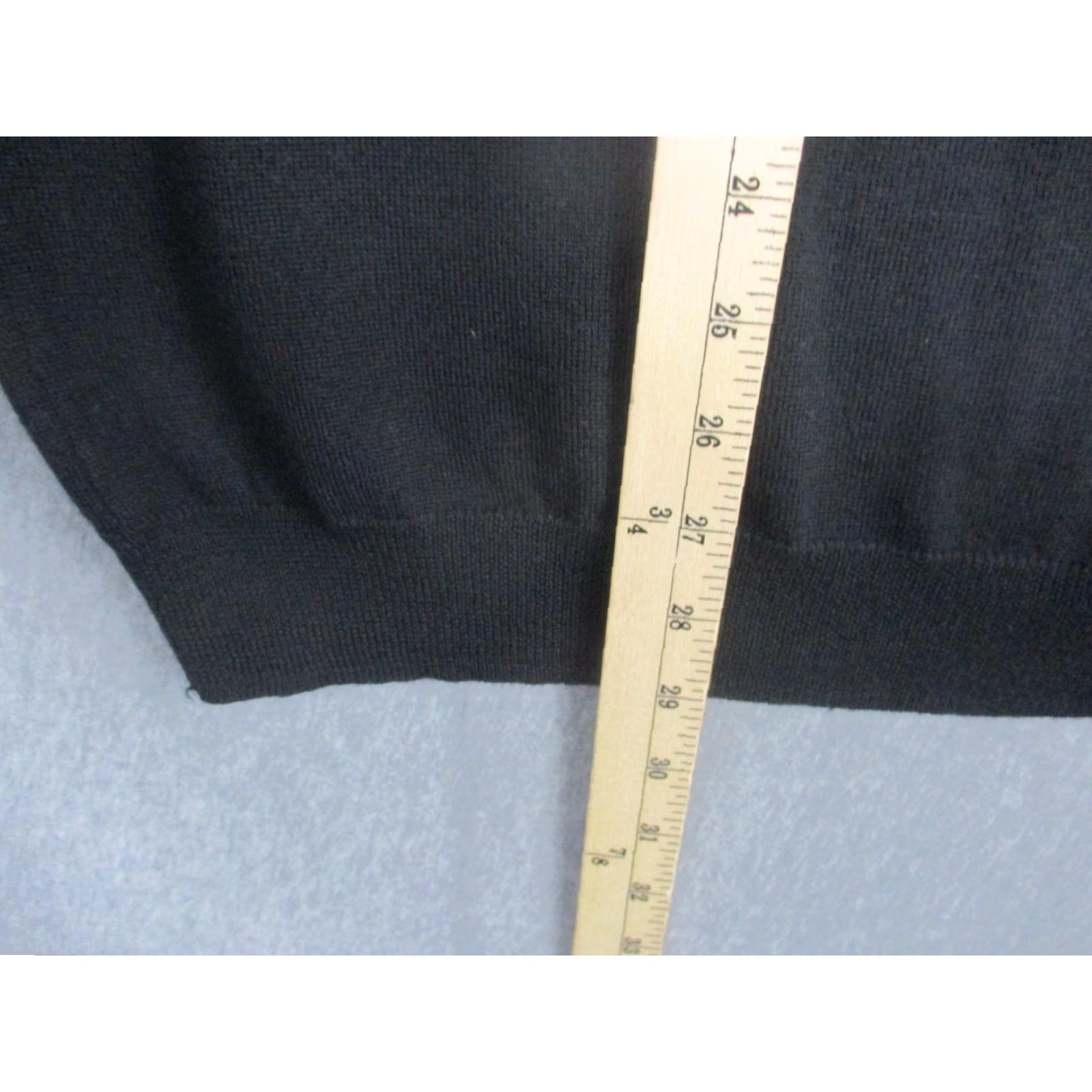 Brooks Brothers VINTAGE Brooks Brothers Sweater Mens XL Black Italian Merino Wool Collared Knit Size US XL / EU 56 / 4 - 5 Thumbnail
