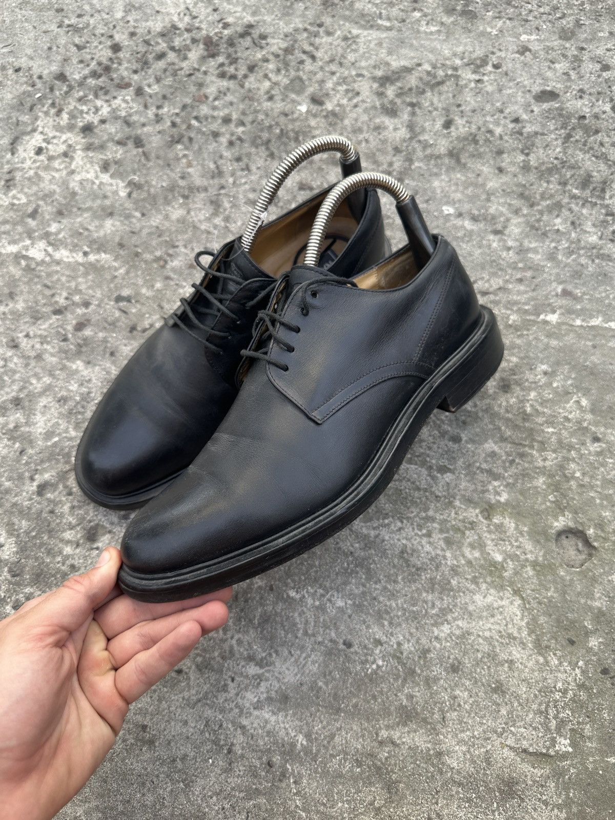 Other Vintage Black Leather UK Boots Streetwear Rare Style Usa 9 Size US 9 / EU 42 - 3 Thumbnail