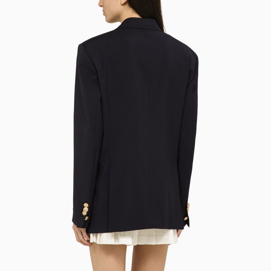 Dsquared2 o1d2blof0824 Double-breasted Wool Jacket in Navy Blue Size S / US 4 / IT 40 - 3 Thumbnail