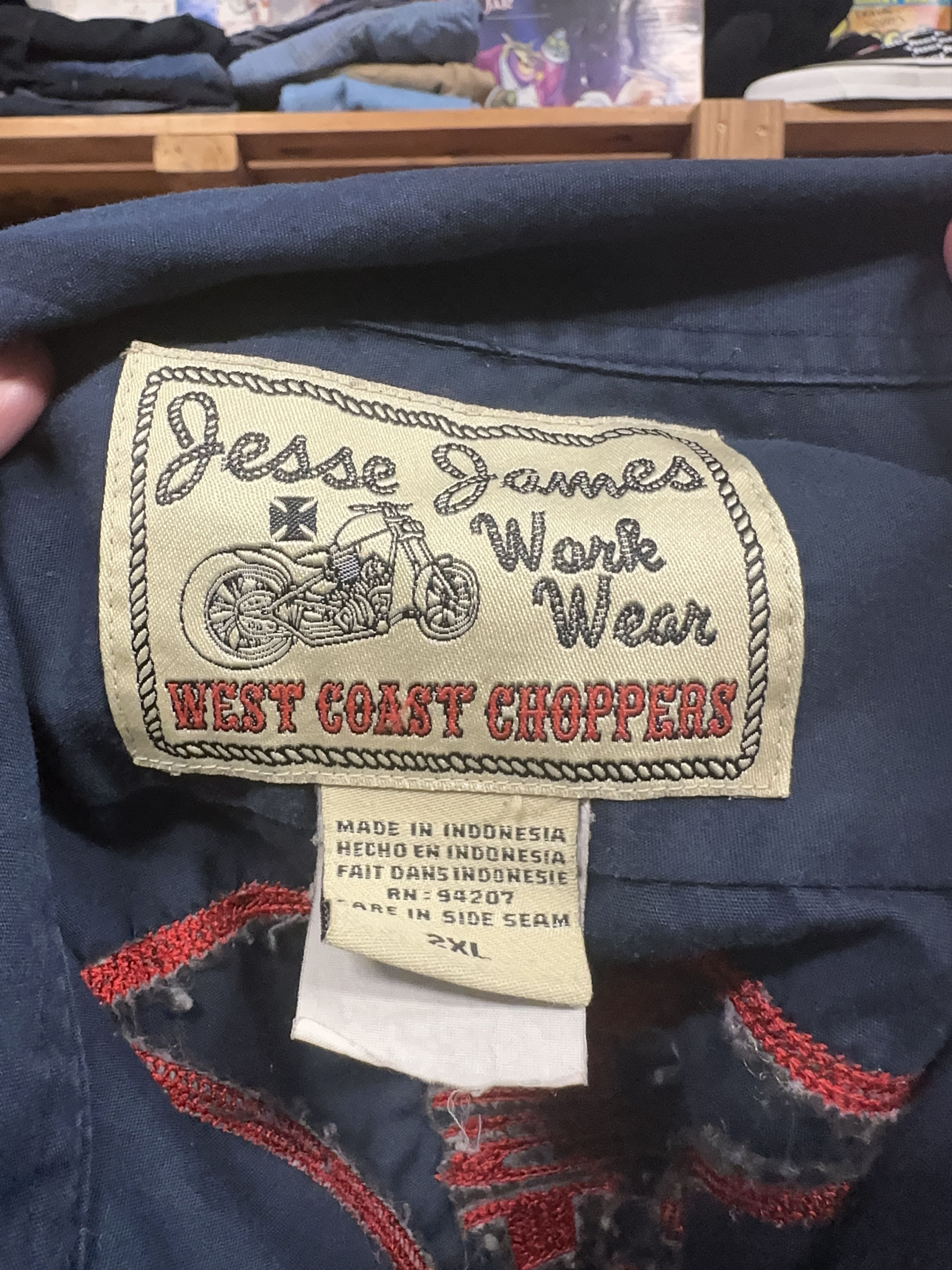 Other Jesse James West Coast Choppers Shirt Size US XXL / EU 58 / 5 - 3 Thumbnail