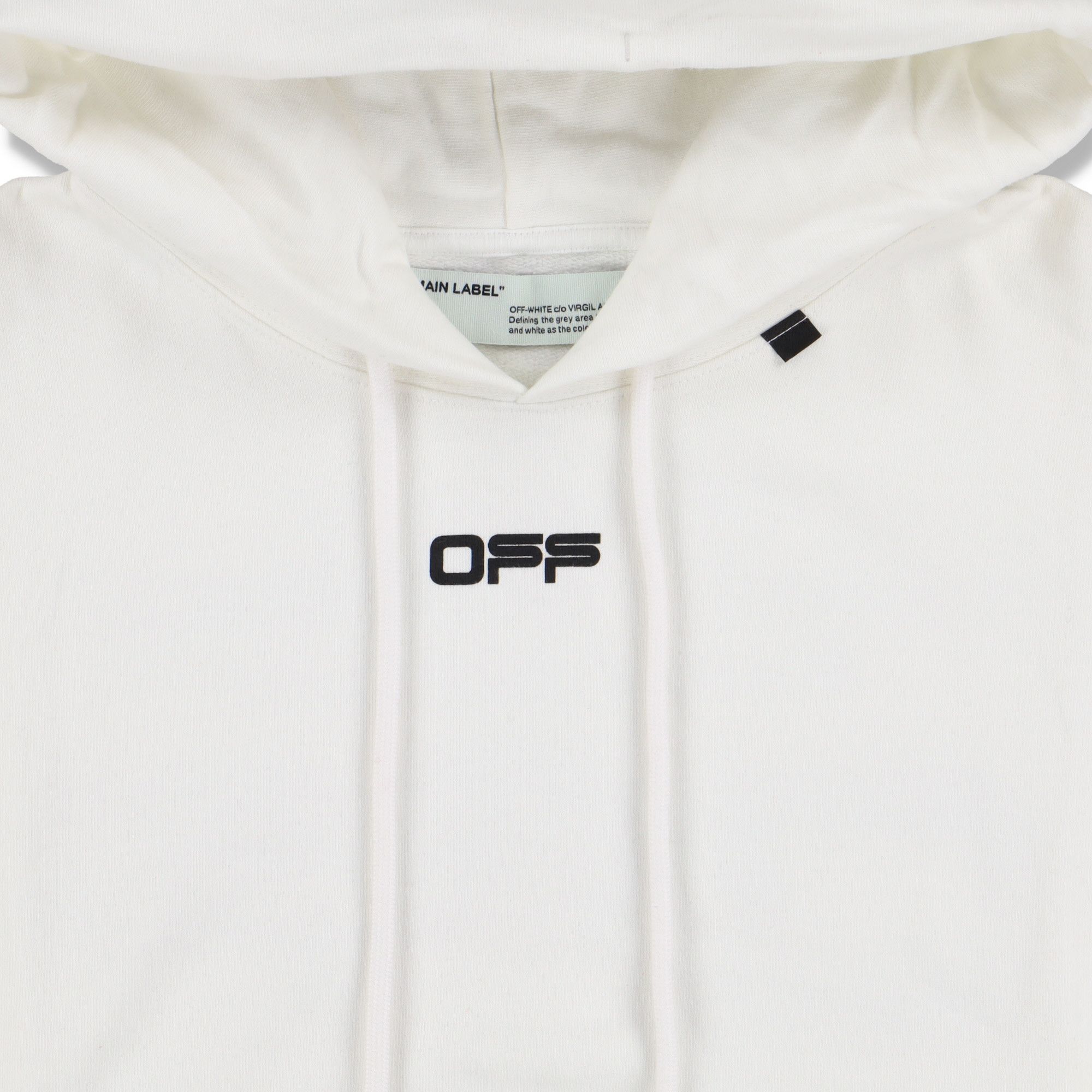 Off-White White Wavy Line Logo Oversized Hoodie Size US M / EU 48-50 / 2 - 6 Thumbnail