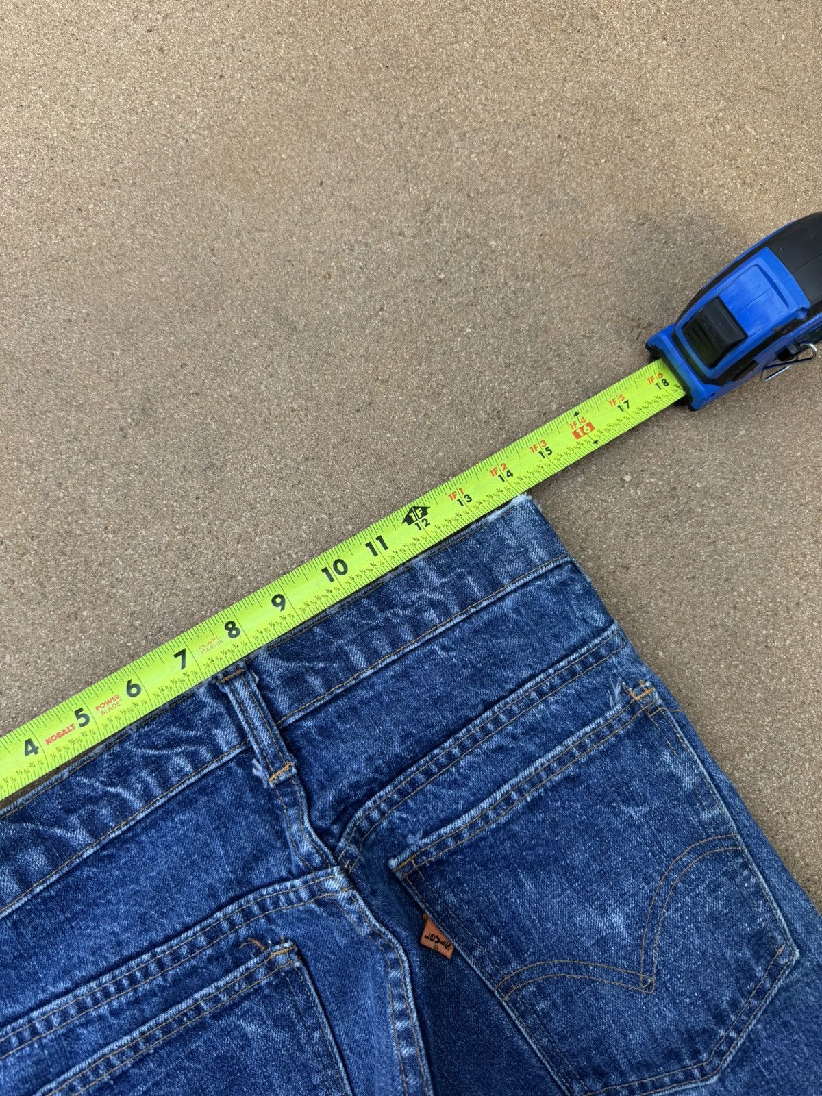 Levi's × Vintage Vtg 70’s Levi’s 646 Orange Tab Bellbottom Flare Jeans 28x31 Size US 28 / EU 44 - 8 Thumbnail