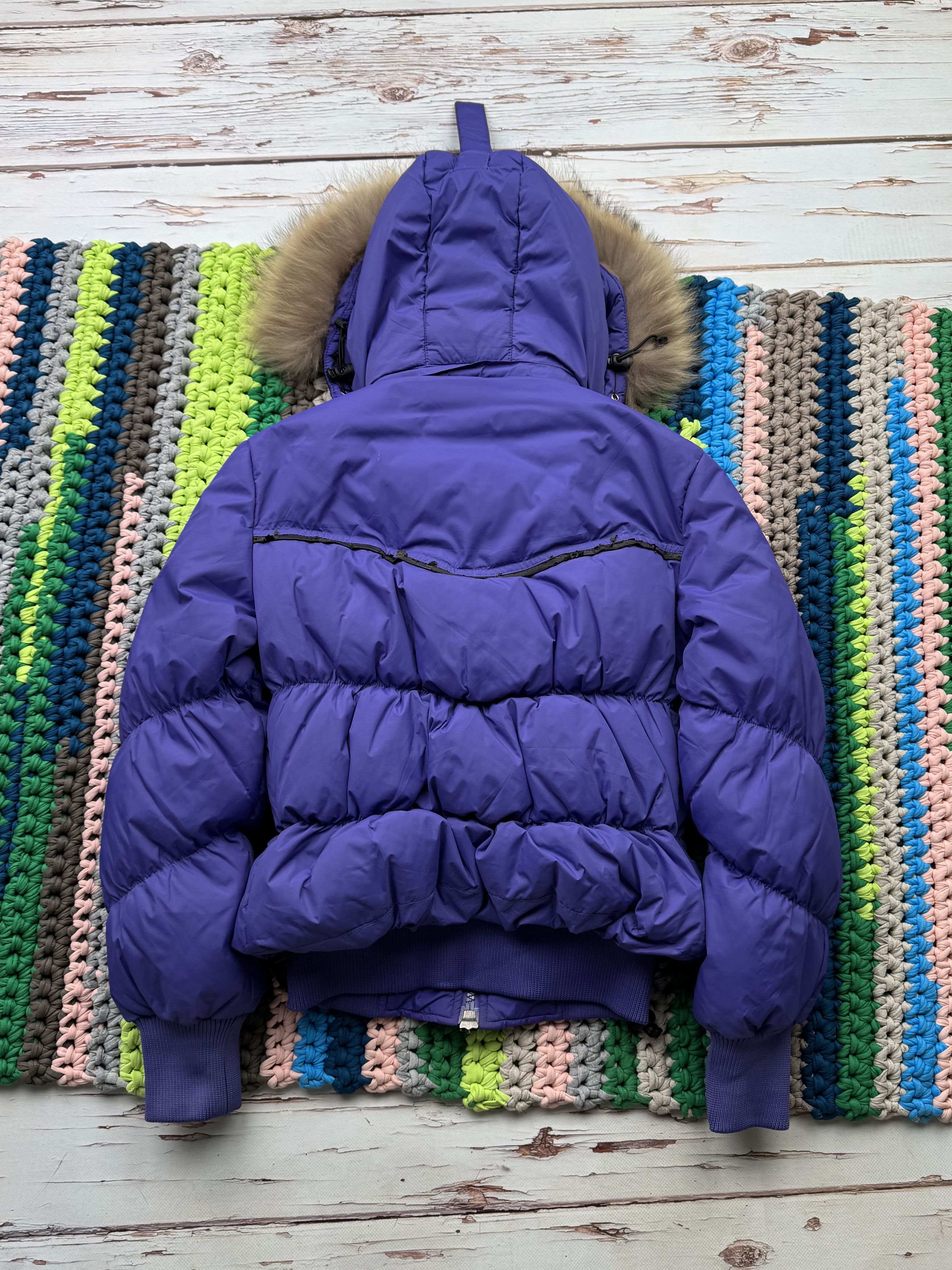 If Six Was Nine Vintage Down Cropped Hooded Jacket With Fur (D10) Size S / US 4 / IT 40 - 10 Thumbnail