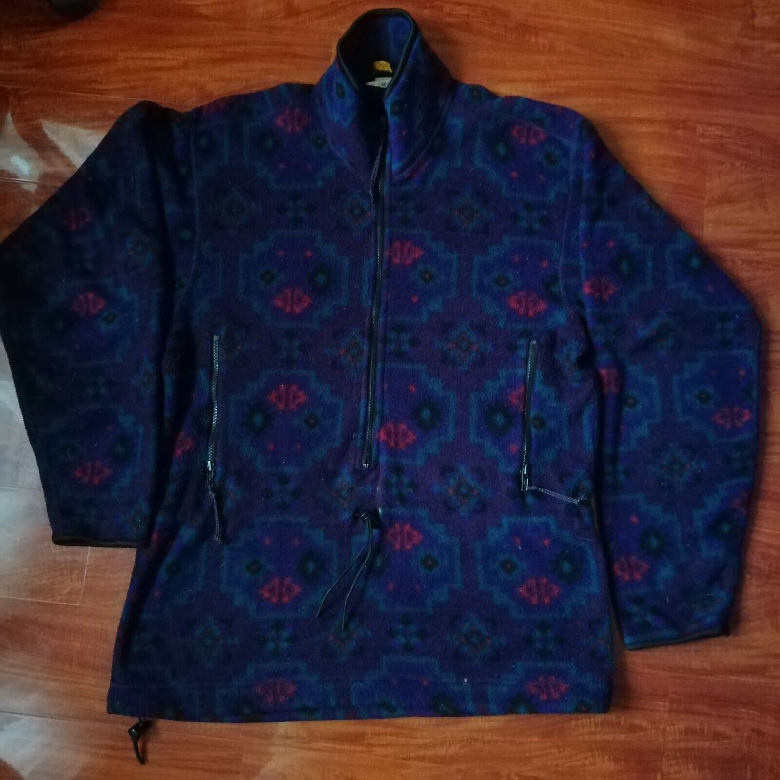 Rei Vintage REI Aztec pullover 1/2 zip Fleece Jacket Made In USA Size US M / EU 48-50 / 2 - 2 Thumbnail