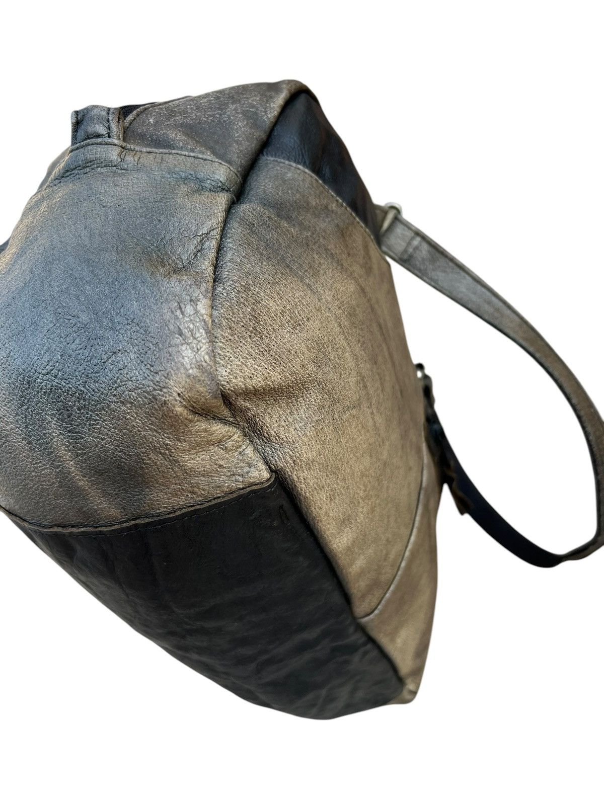 Japanese Brand Butler Verner Sails Japan Distressed Patina Leather Bag Size ONE SIZE - 15 Thumbnail