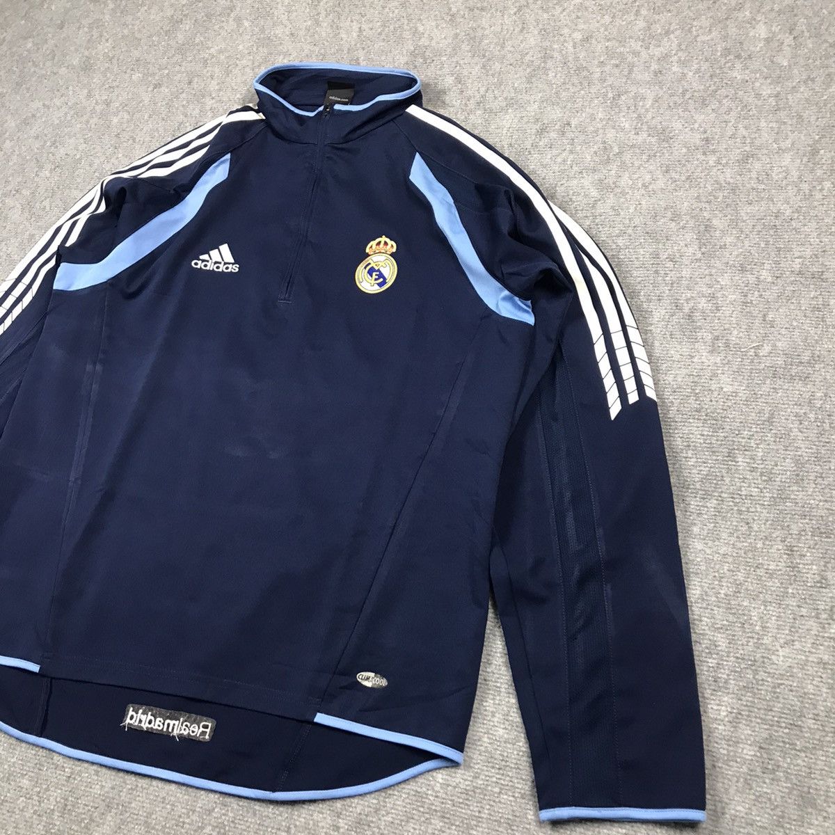 Adidas × Vintage REAL MADRID X ADIDAS TRAINING JACKET LONG SLEEVE Size US L / EU 52-54 / 3 - 3 Thumbnail