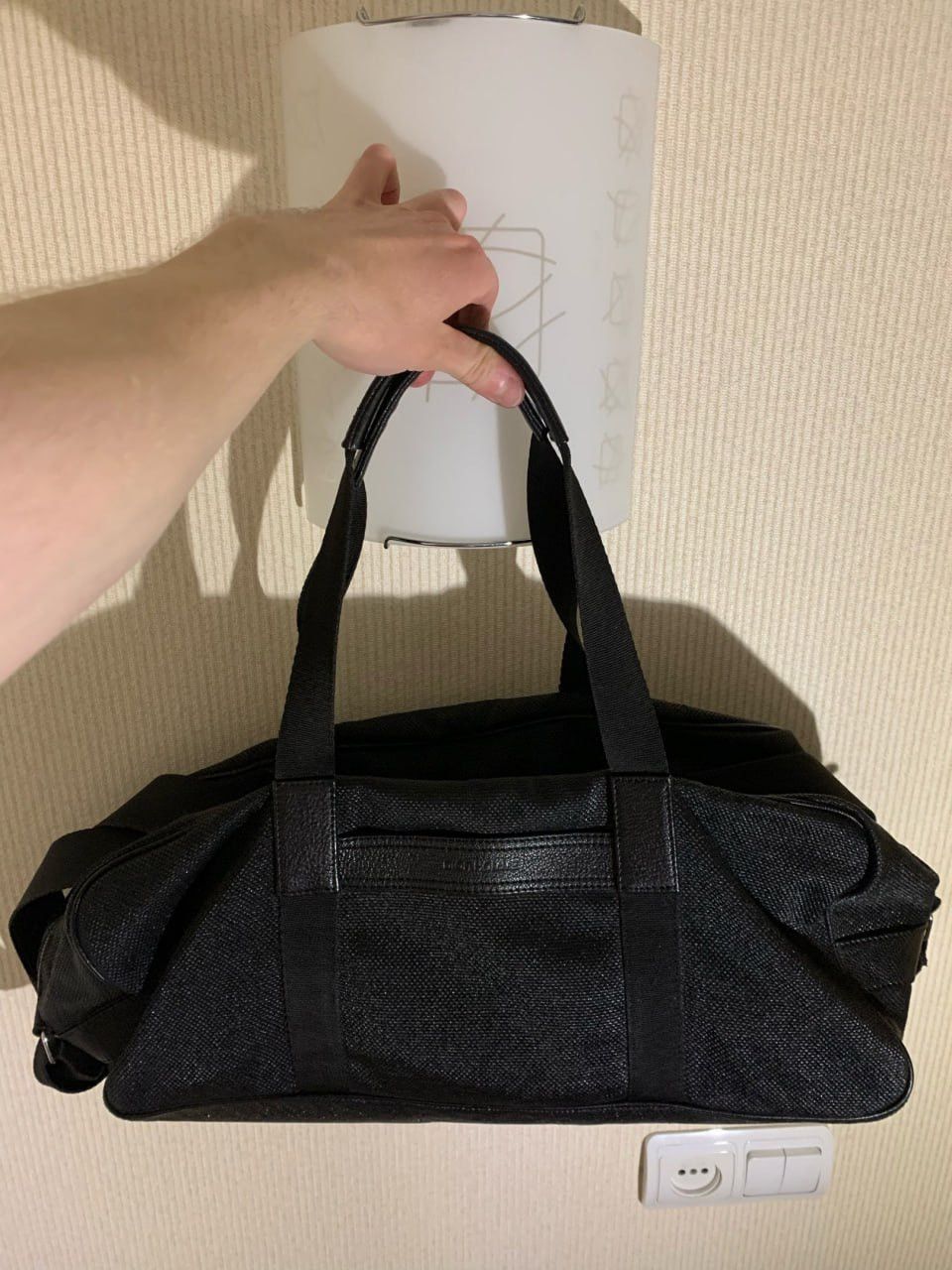 Dior × Hedi Slimane Dior Homme AW05 Hedi Era Black Drum Duffel Bag