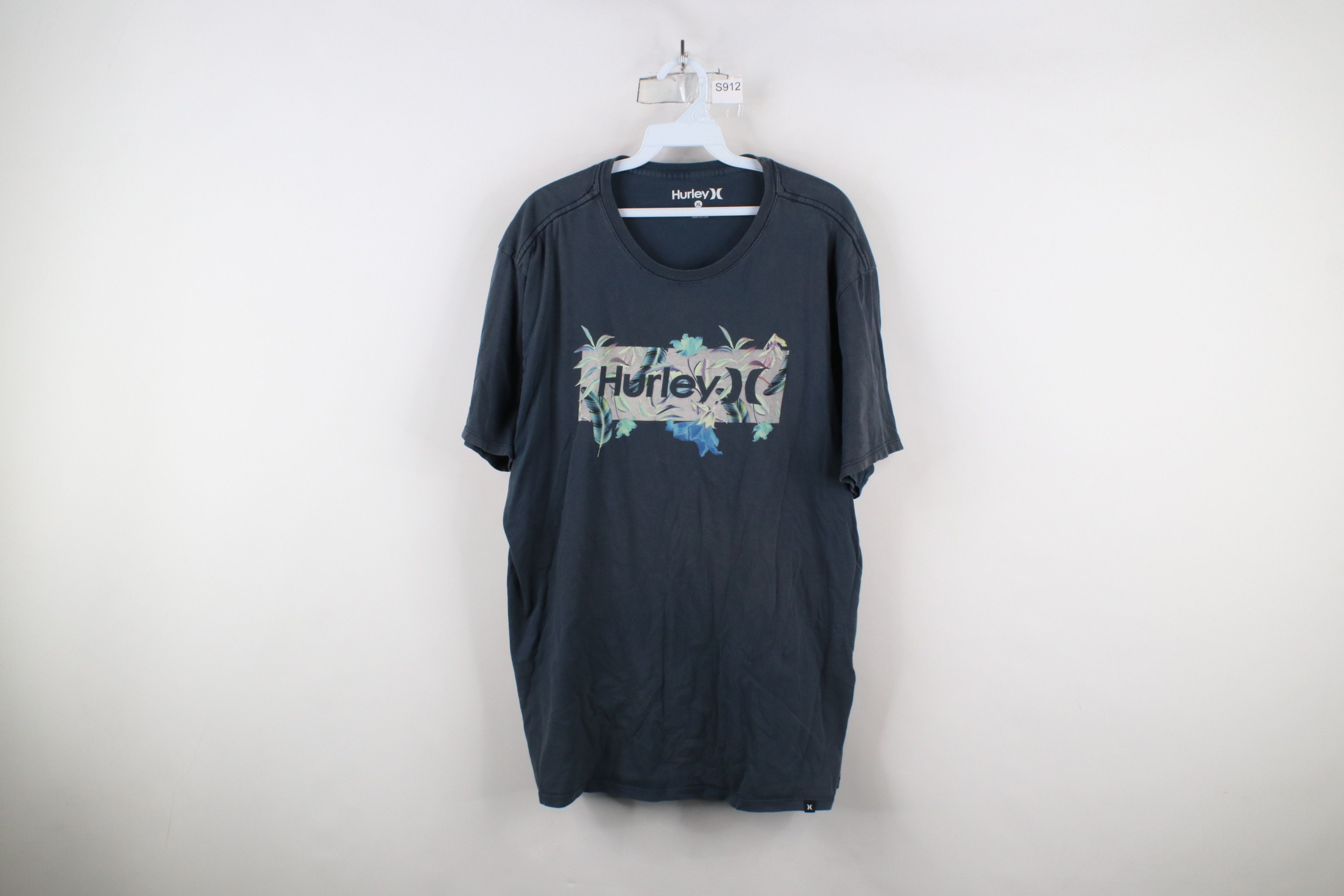 Hurley × Vintage Vintage Hurley Surfing Spell Flower Box Logo T-Shirt Blue Size US XL / EU 56 / 4 - 1 Thumbnail