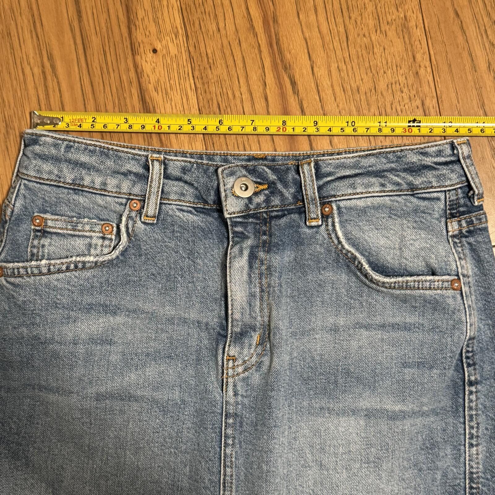 Other Pilcro Size 4 Denim Pencil Skirt Size 4 Size 27" / US 4 / IT 40 - 4 Thumbnail