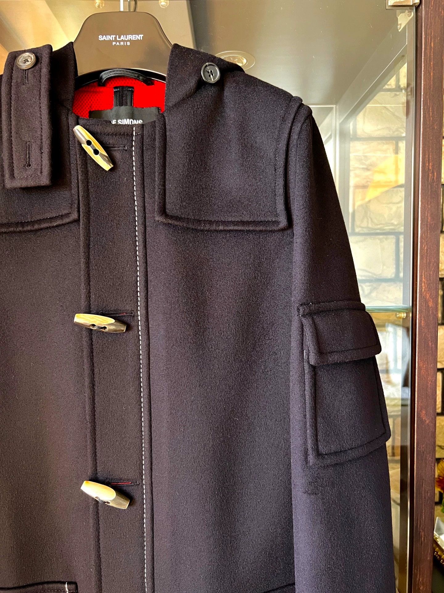 Raf Simons Raf Simons Black Hooded Duffle Coat Size US M / EU 48-50 / 2 - 3 Thumbnail