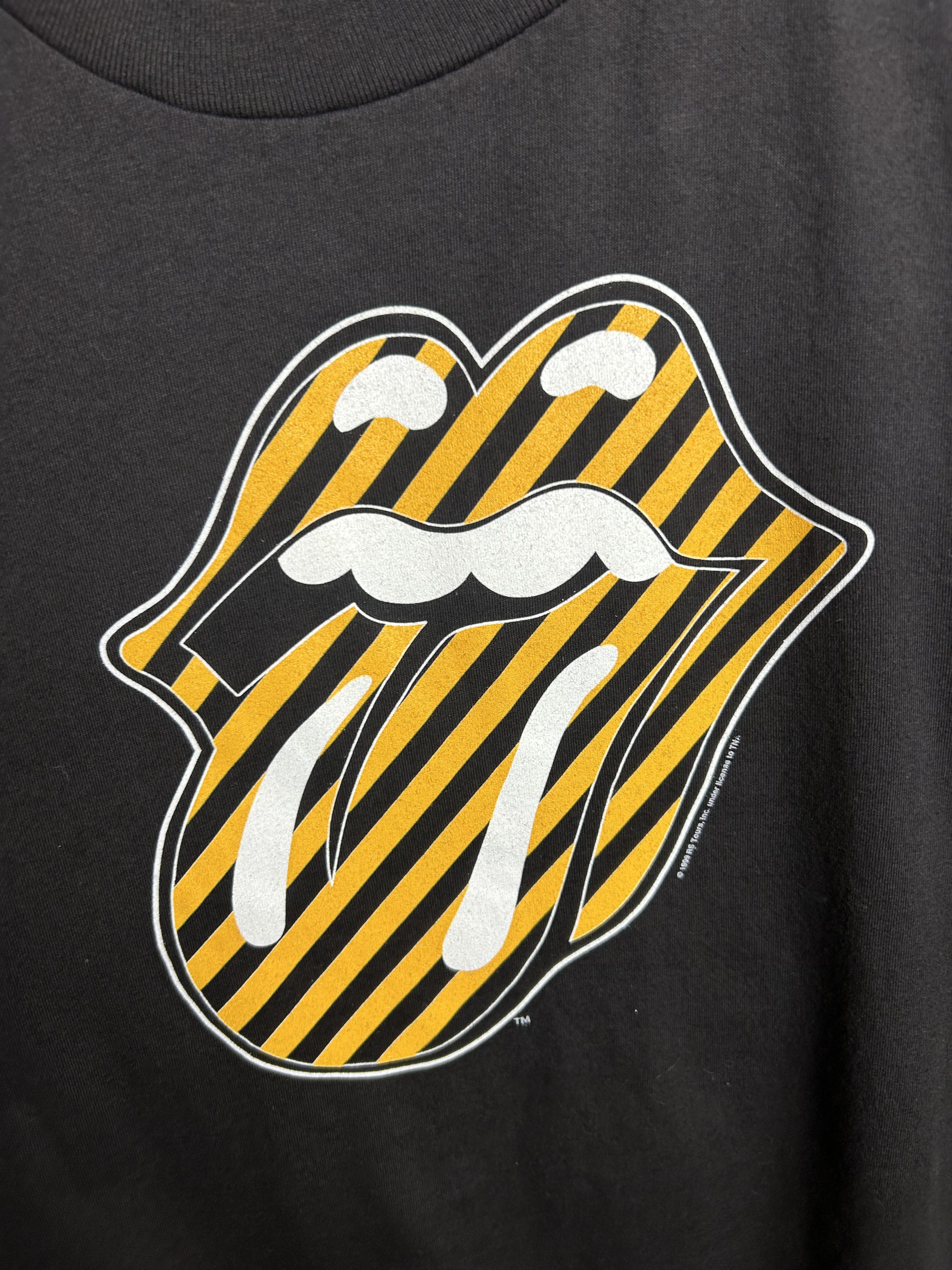 Band Tees Vintage 1999 Rolling Stones Rock Band Tour T-shirt Size US XL / EU 56 / 4 - 5 Thumbnail
