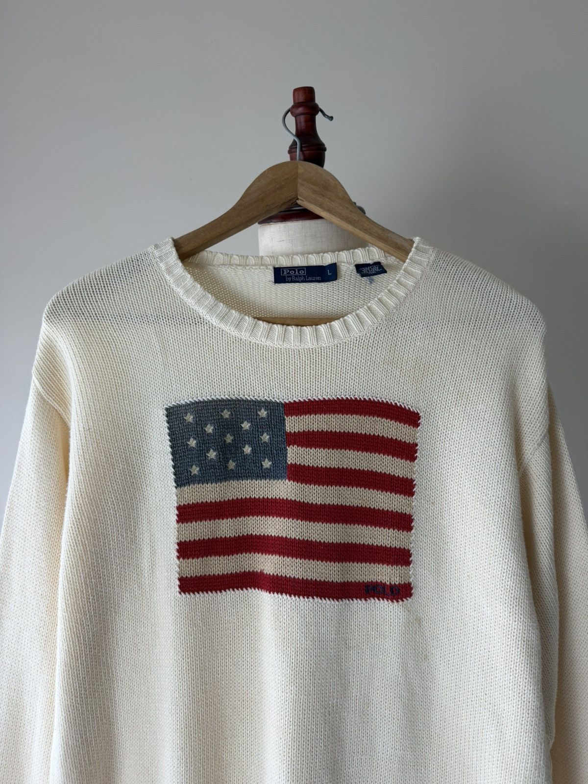 Polo Ralph Lauren POLO RALPH LAUREN USA FLAG KNITWEAR Size L / US 10 / IT 46 - 3 Thumbnail