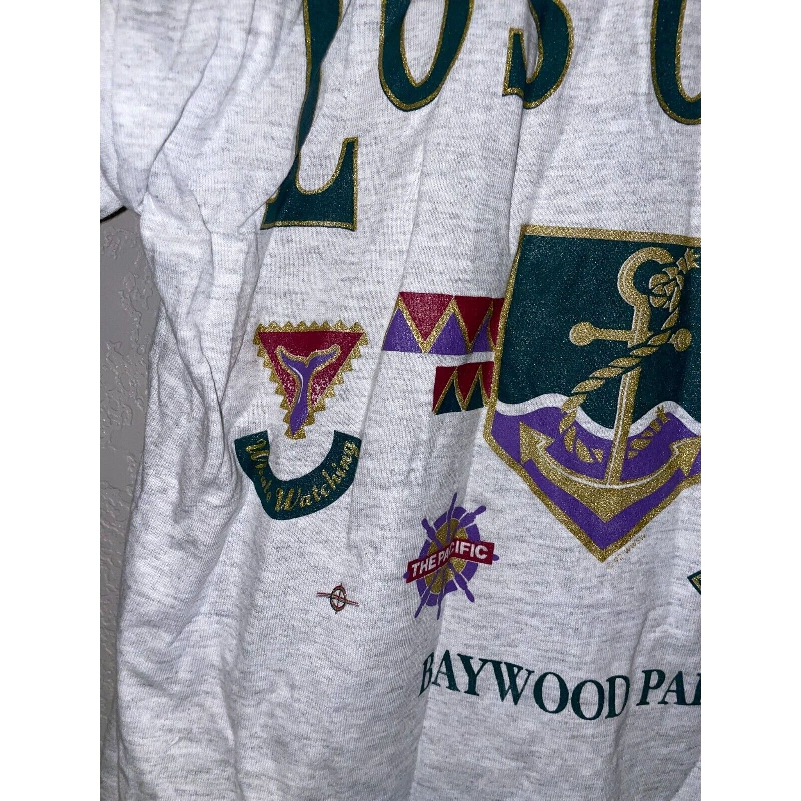Signal Sport Vintage Los Osos Shirt Test Print Baywood Park Tee 90s VTG M Size US M / EU 48-50 / 2 - 12 Thumbnail