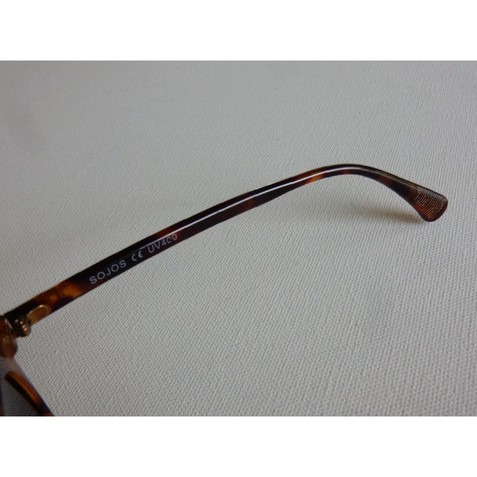 Vintage Sojos Sunglasses Women Brown Small Scratched Lens Fashion Accessories Size ONE SIZE - 6 Thumbnail
