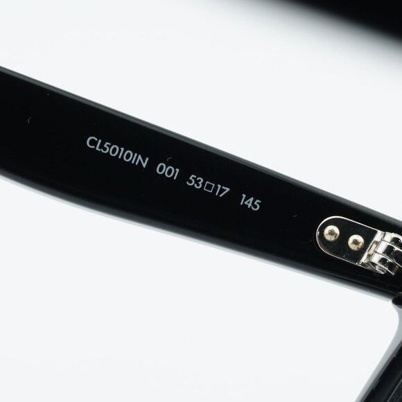 Celine Celine CL5010IN 001 Eyeglasses Black 53mm Square Frame Size ONE SIZE - 10 Thumbnail