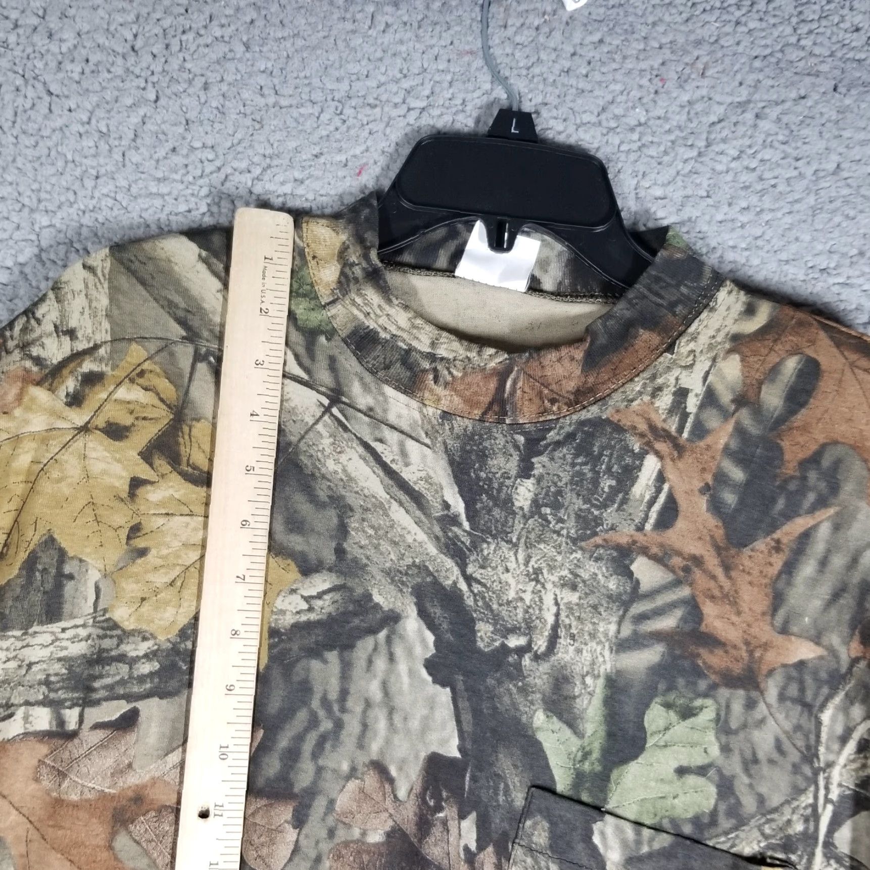 Vintage VTG Tar Heel Sports Outdoors Timber Shirt Mens XL Camouflage Long Sleeve Pocket Tee - 90s Vintage Camo T-Shirt with Pockets Size US XL / EU 56 / 4 - 3 Thumbnail