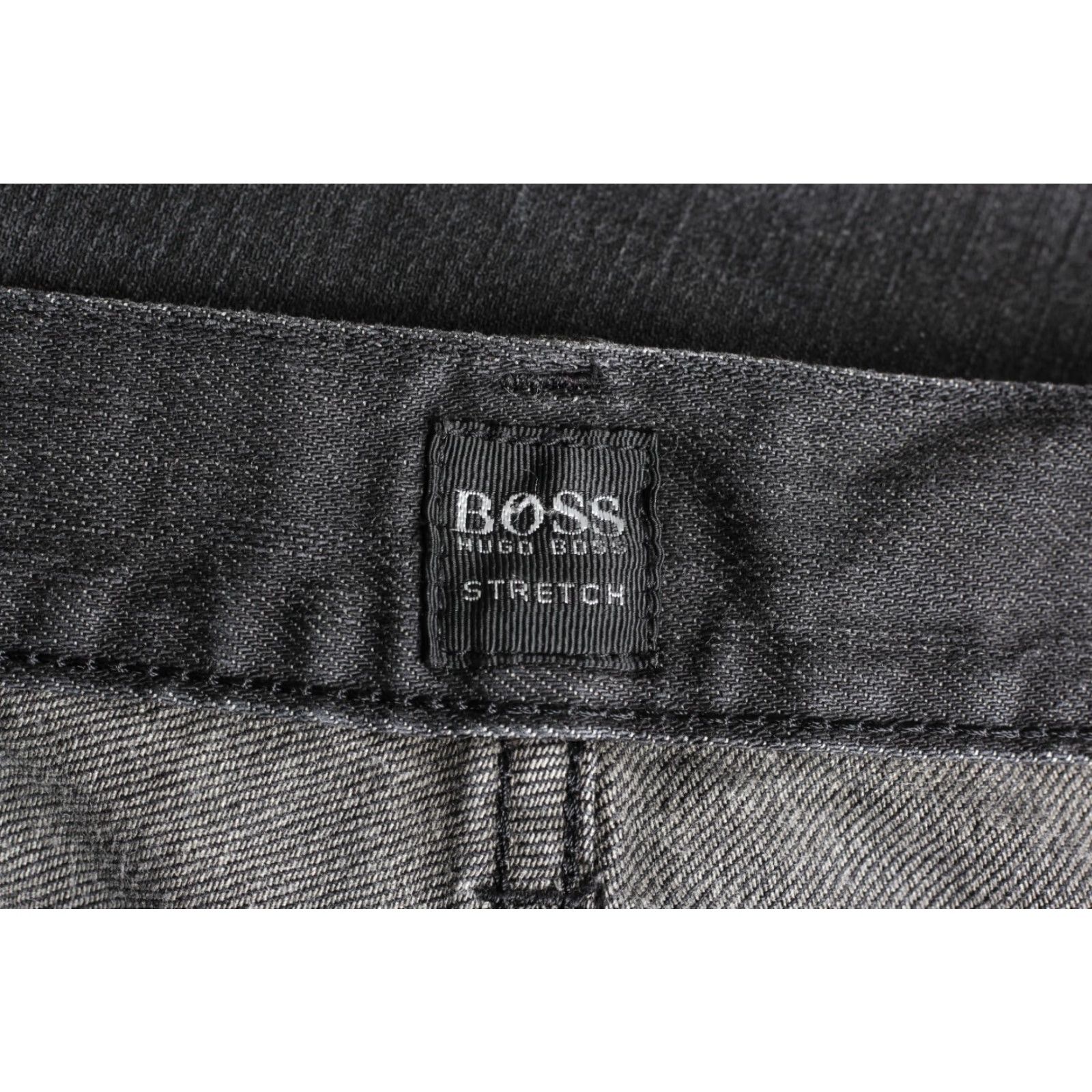 Hugo Boss HUGO BOSS Texas Stretch Regular Straight Jeans Men W34 L32 DZ4339 Grey Denim 5-Pocket Straight Rise Mid 10-12in Regular 34/32 xs Size US 34 / EU 50 - 6 Thumbnail
