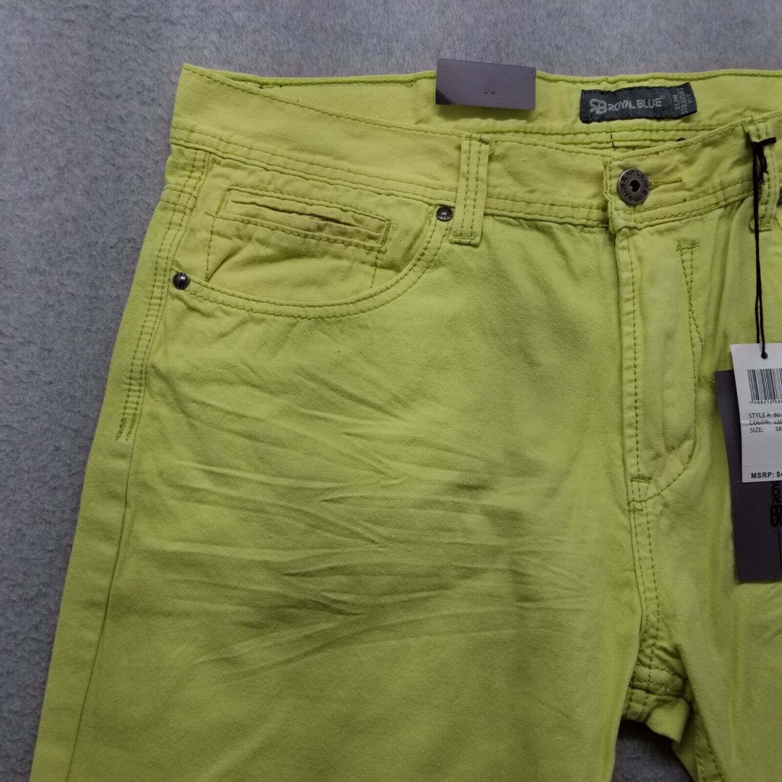 Other Royal Blue Shorts Mens 38 Chino Pockets Casual Cotton Size US 38 / EU 54 - 3 Thumbnail