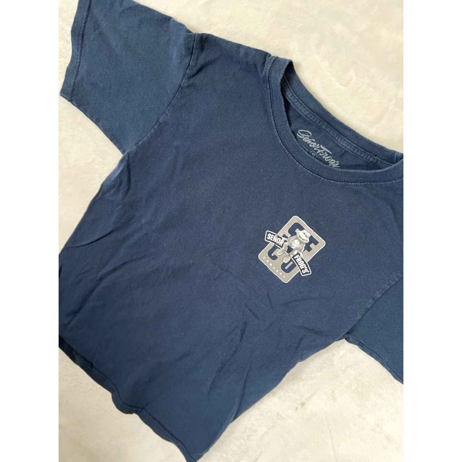 Vintage VINTAGE Senor Frogs Puerto Vallarta T-Shirt Men Small Blue 90s Beach Classic Size L Regular Short Sleeve Size US L / EU 52-54 / 3 - 4 Thumbnail