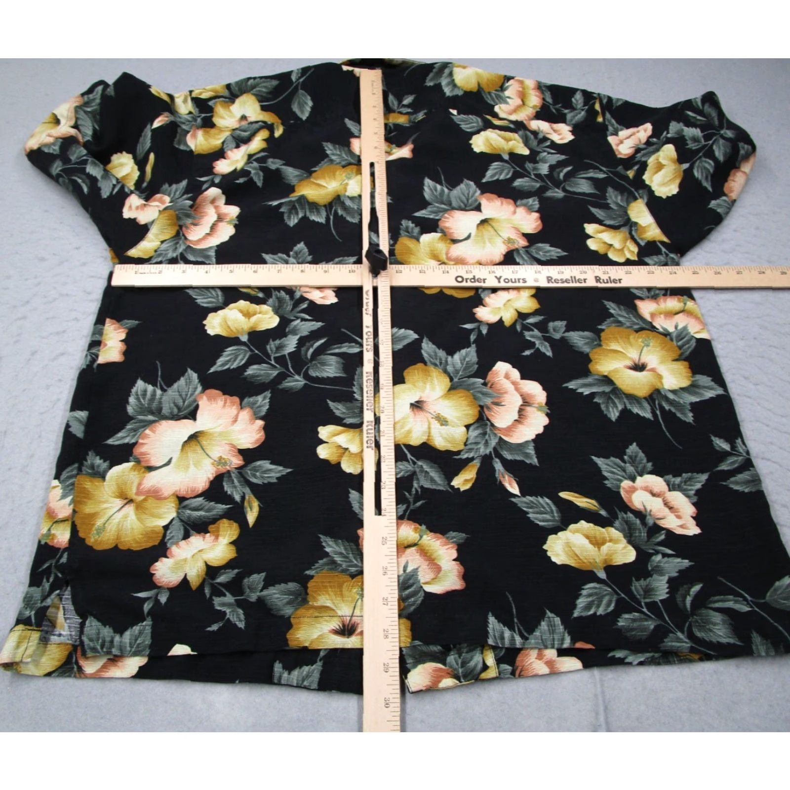 Tommy Bahama VINTAGE Tommy Bahama Shirt Mens XL Black Silk Button Up Hawaiian Loop Collar Size US XL / EU 56 / 4 - 4 Thumbnail