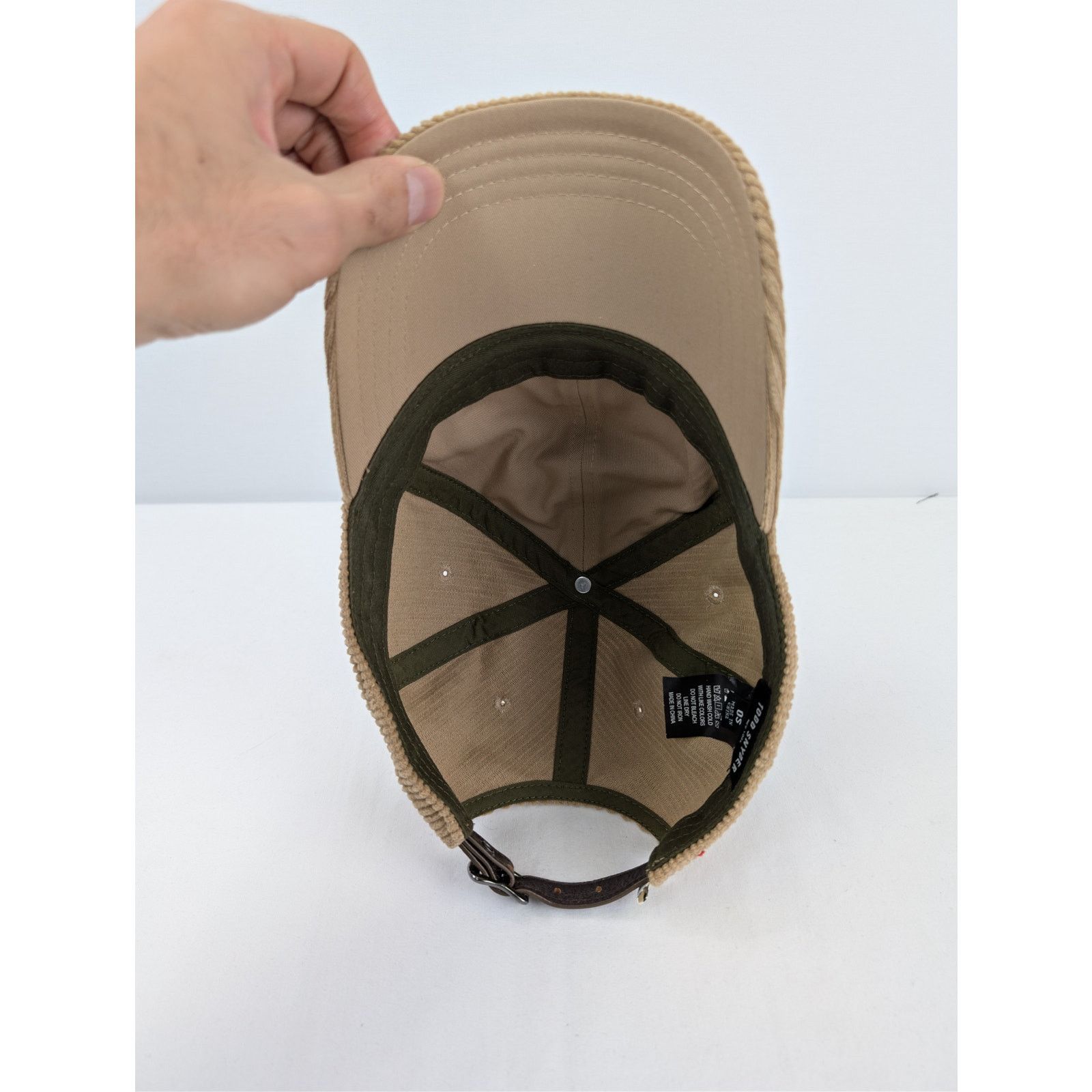 Todd Snyder o1rshd1 CC20 Size: OS / Corduroy baseball cap / hat in Brown Size ONE SIZE - 9 Thumbnail