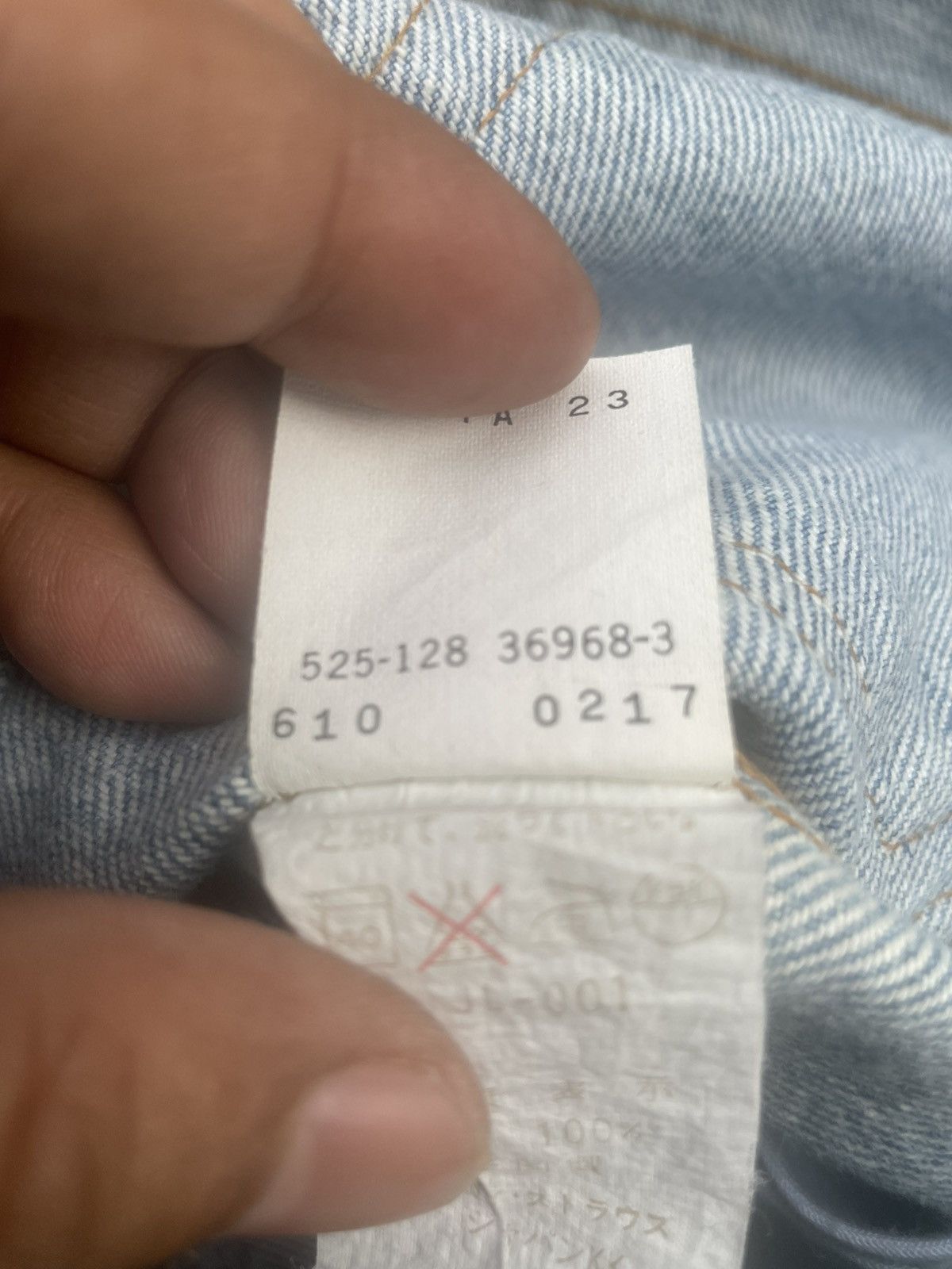 Levi's × Vintage Vintage 1998 Levis 610 With Tags Size 29" - 19 Thumbnail