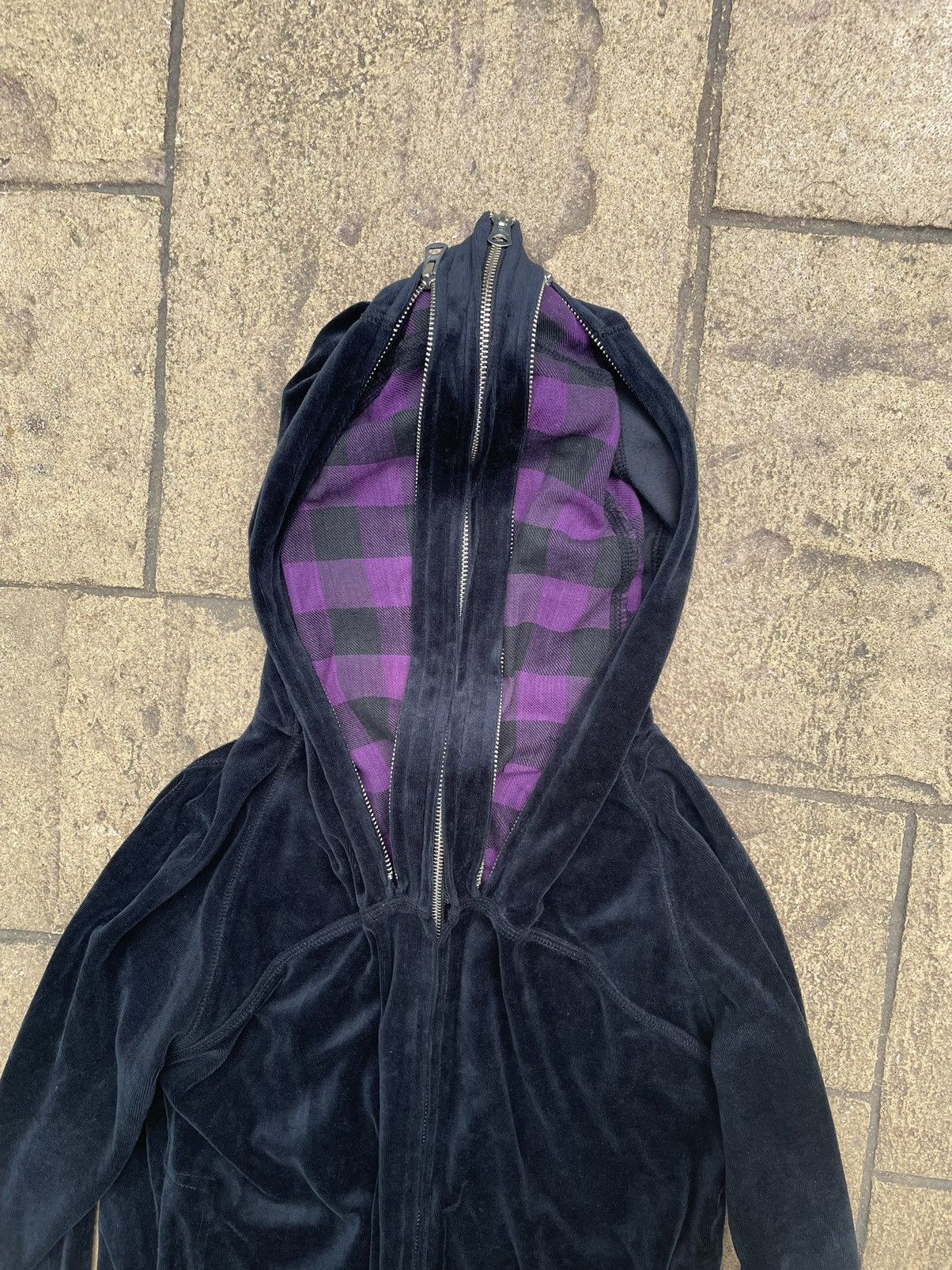 PPFM × Seditionaries PPFM Monster Multi Zip Hoodie Velvet Black Medium Size US M / EU 48-50 / 2 - 7 Thumbnail