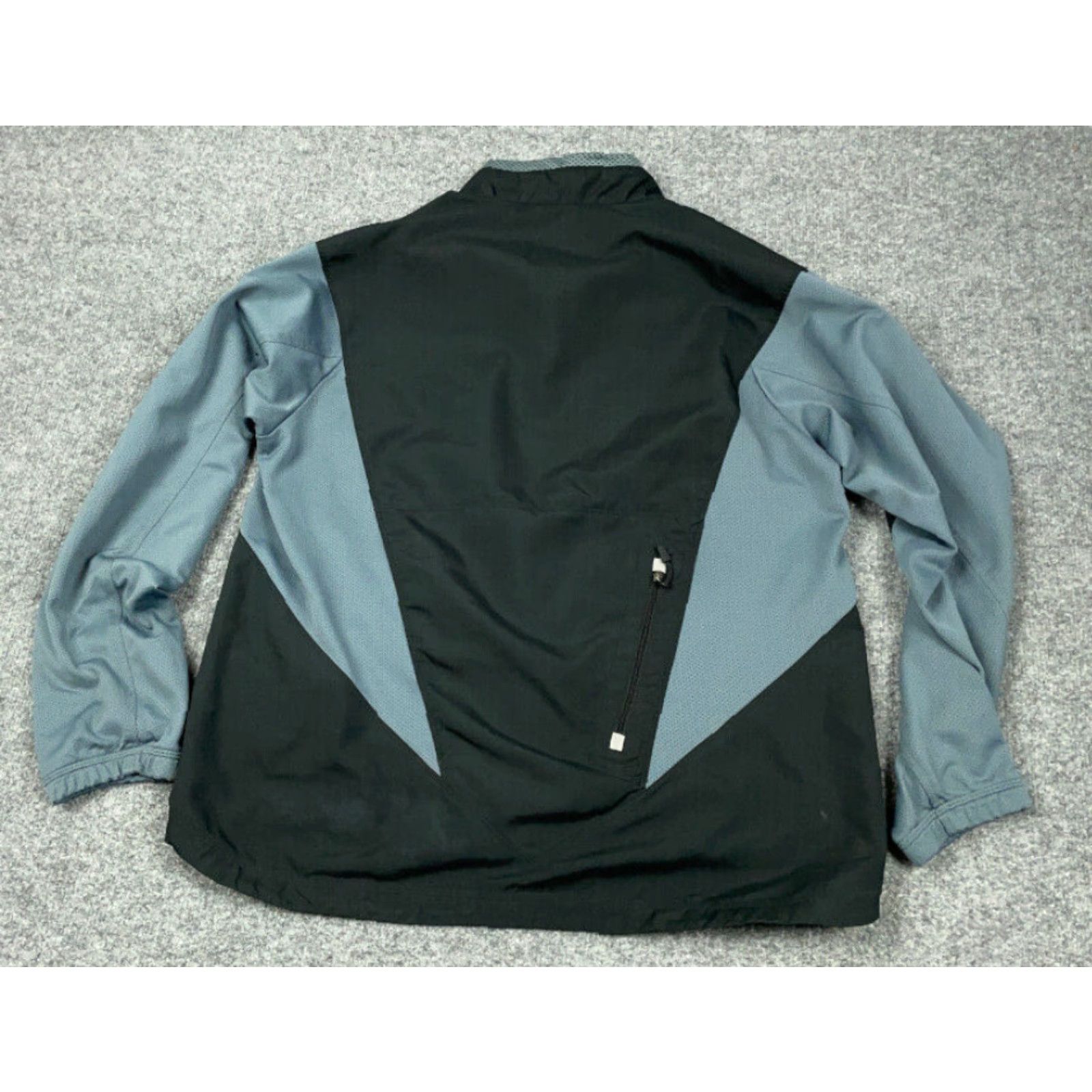 Nike Nike Windbreaker Jacket Adult XL Black Gray 1/4 Zip Casual Streetwear 90s Retro Mens Size US XL / EU 56 / 4 - 2 Thumbnail