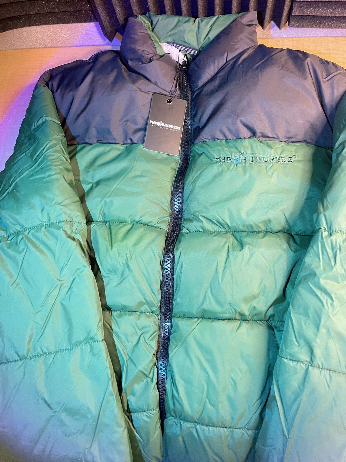 The Hundreds The Hundreds Padded Zip Jackets (L, Green) Size US L / EU 52-54 / 3 - 1 Thumbnail