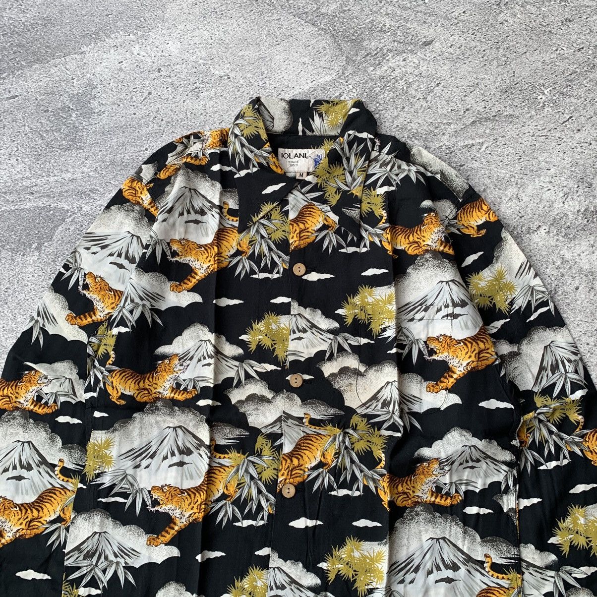 Japanese Brand Vintage Rayon Tiger Shirt Size US M / EU 48-50 / 2 - 2 Thumbnail