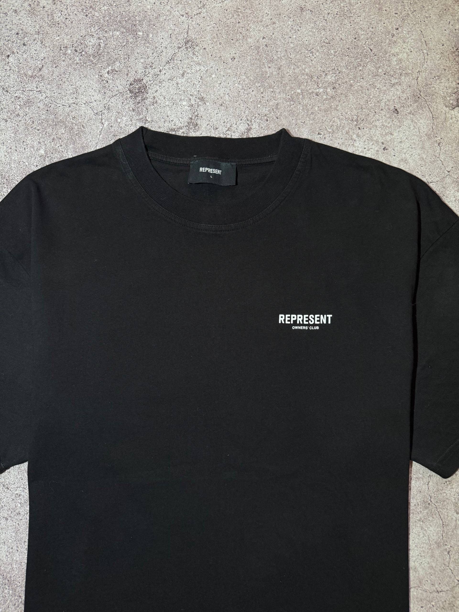 Represent Clo. Represent Owners’ Club Black Big Printed Logo T-shirt Size US L / EU 52-54 / 3 - 5 Thumbnail
