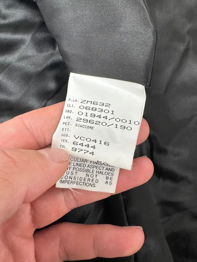 Emporio Armani FW2007 Emporio Armani Offcier Black Crocodile Effect Jacket Size US M / EU 48-50 / 2 - 12 Thumbnail
