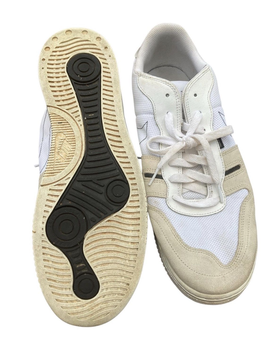 Nike Title: Nike N.354 Squash Type LX White Beige Sneakers Sz.12 Size US 12 / EU 45 - 6 Thumbnail