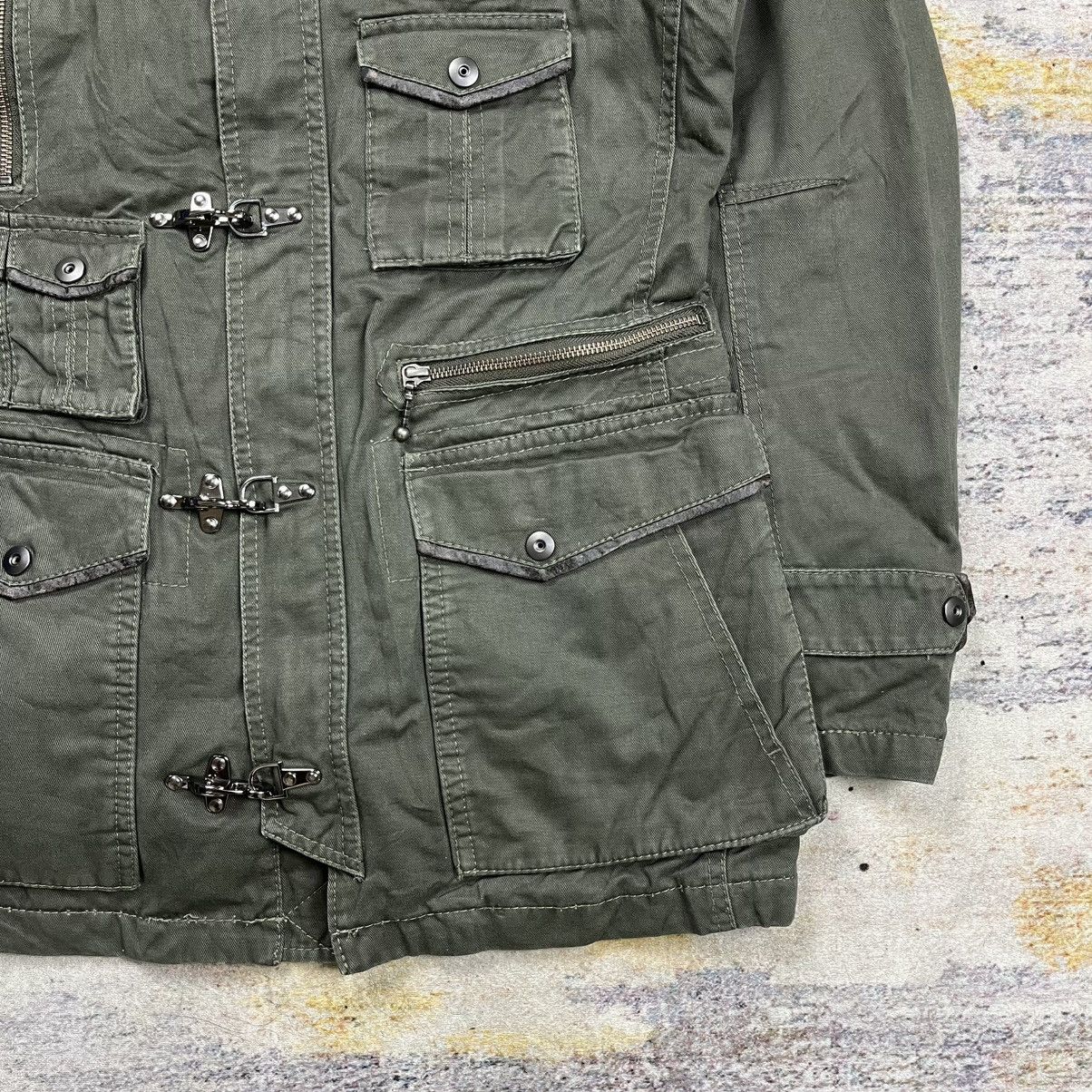 Le Grande Bleu (L.G.B.) Nicole club for men multi pocket cargo fireman clasp jacket Size US M / EU 48-50 / 2 - 4 Thumbnail