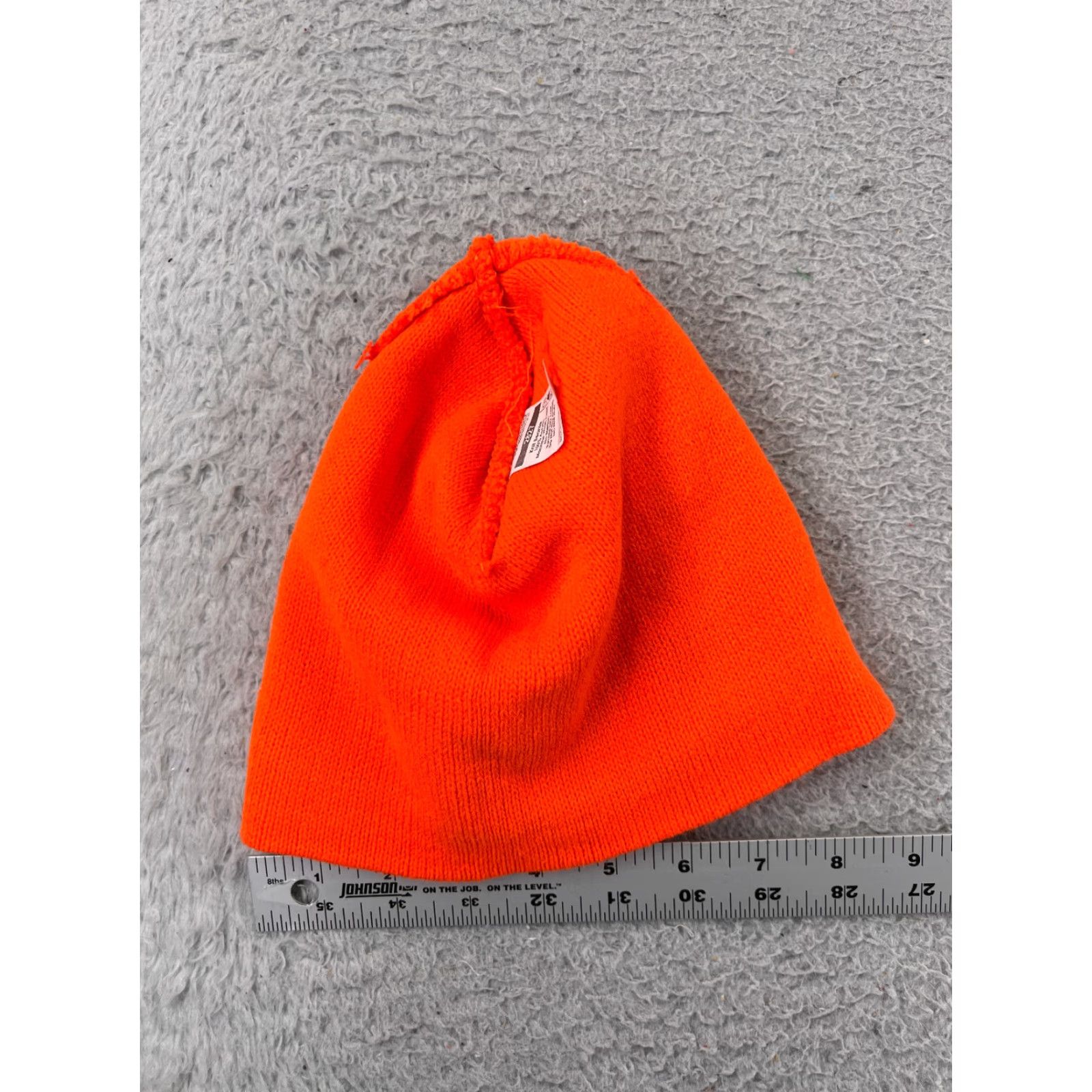 Vintage ML Kishigo Beanie Knit Acrylic High Visibility Orange Adult One Size Hat/Cap Winter Ski Workwear Mens Size ONE SIZE - 5 Thumbnail