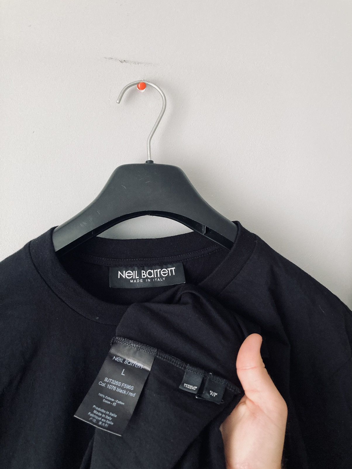 Neil Barrett stripe longsleeve tee tshirt L y2k luxury