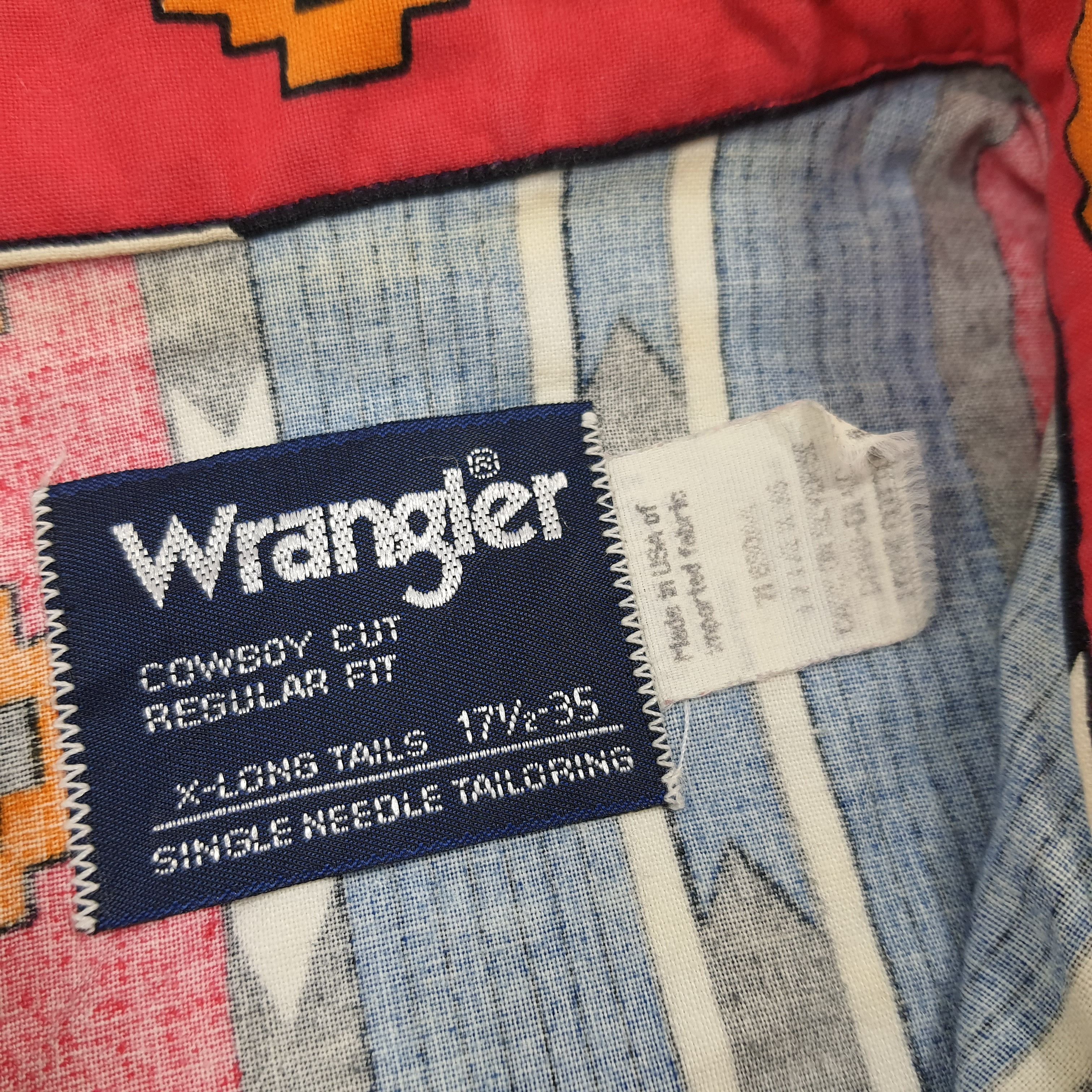 Vintage × Wrangler Vintage Wrangler Strips Western Style Button Up Shirt Size US XXL / EU 58 / 5 - 5 Thumbnail