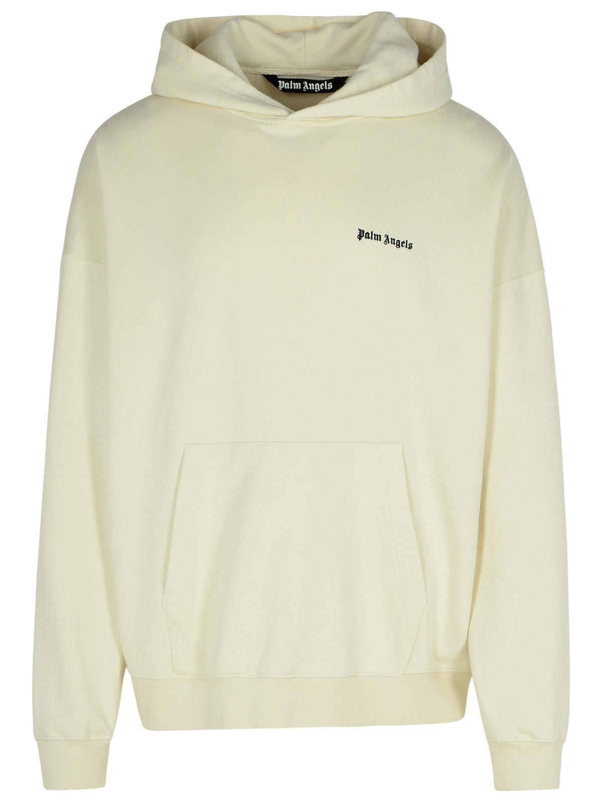 PALM ANGELS Cream Cotton Sweatshirt