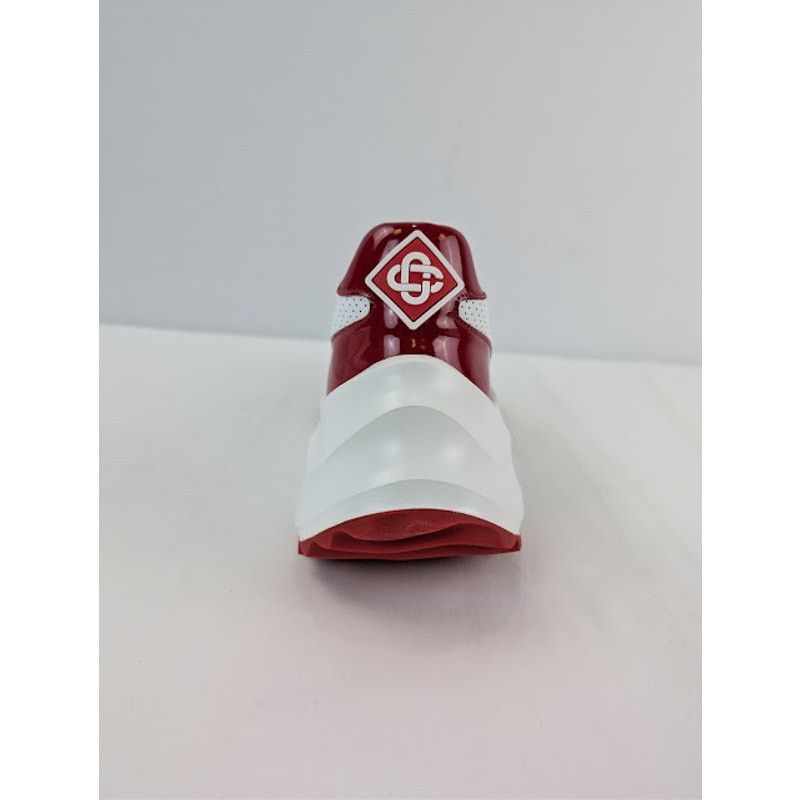 Casablanca o1rshd1 Leather Atlantis Sneaker in White / Red Size US 10.5 / EU 43-44 - 17 Thumbnail