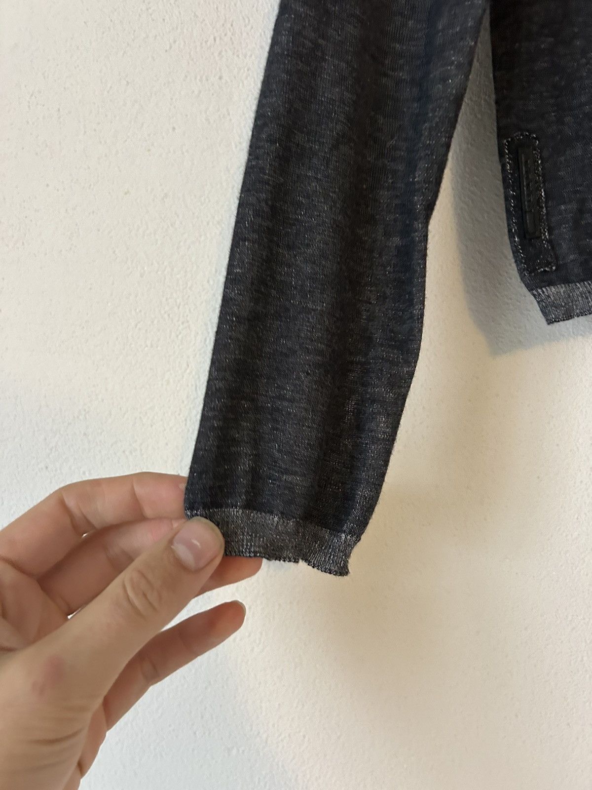 Prada Prada Charcoal Cardigan - Size 48 Size US M / EU 48-50 / 2 - 4 Thumbnail